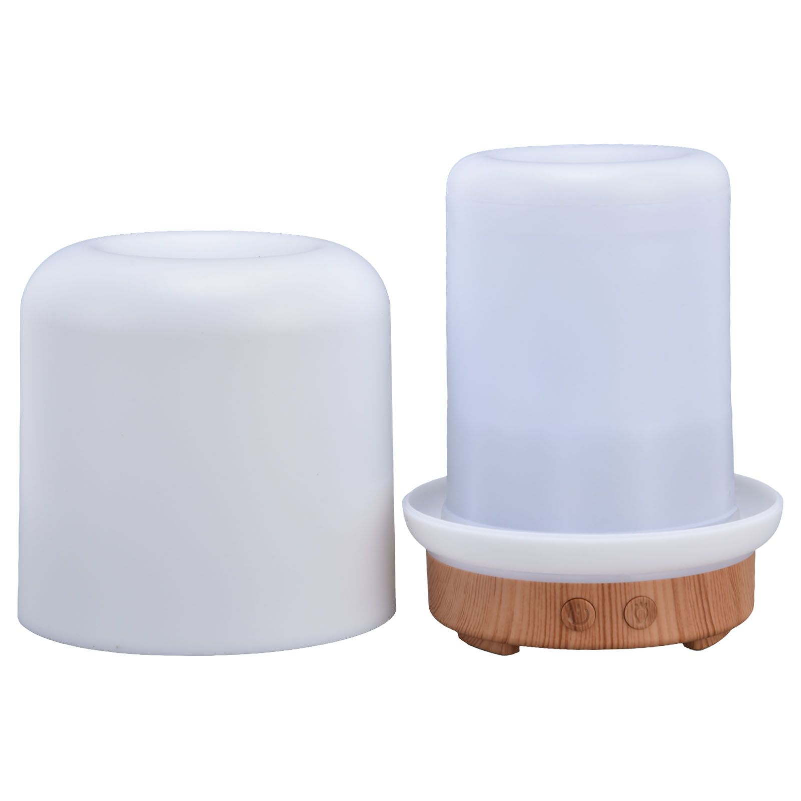 200ml Wood Grain Humidifier USB Powered Aroma Air Humidifier Night Light Humidifier for Bedroom Living Rooms Office - Image 3