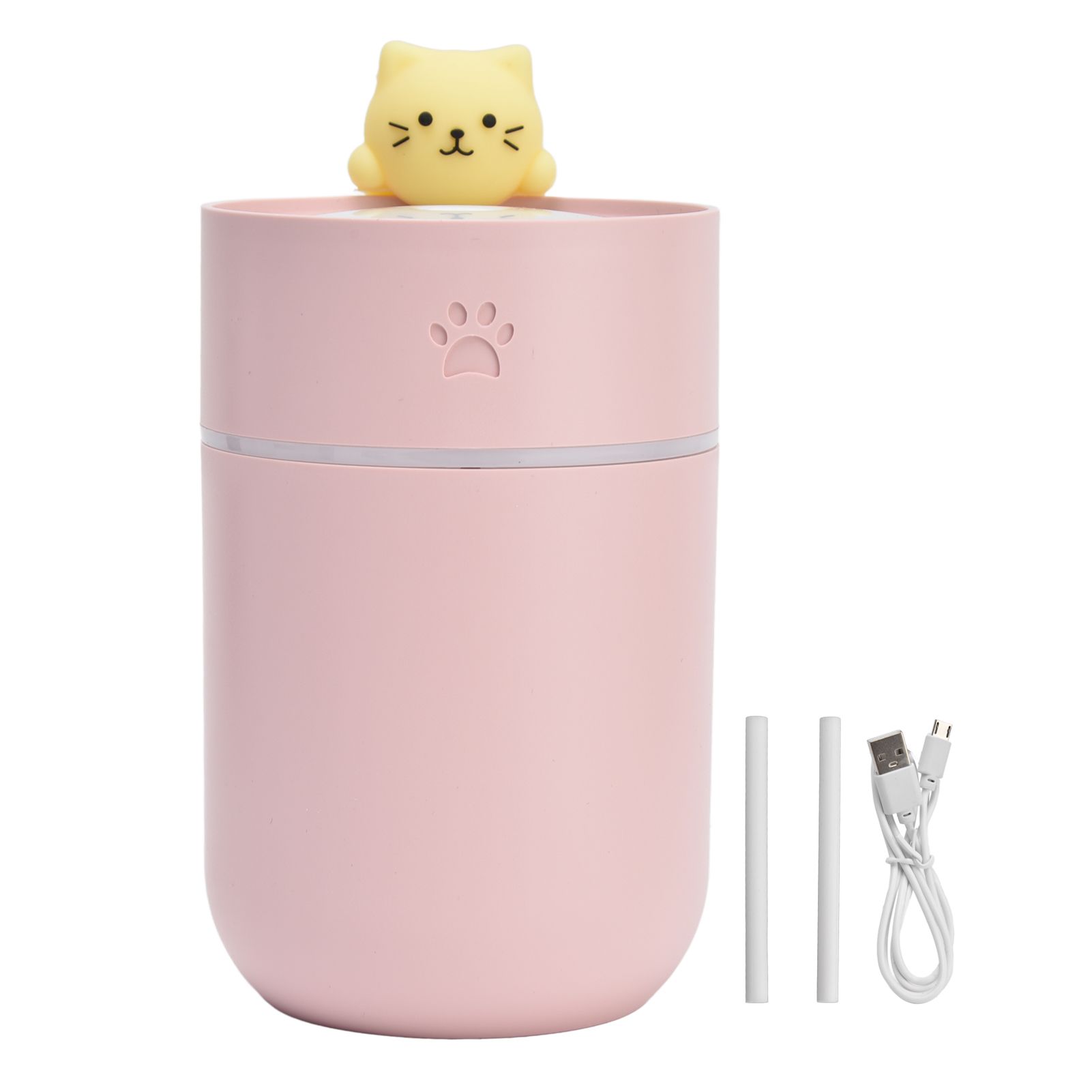 260ml Mini Humidifier USB Charging Humidifier with LED Night Light for Home Office - Image 1