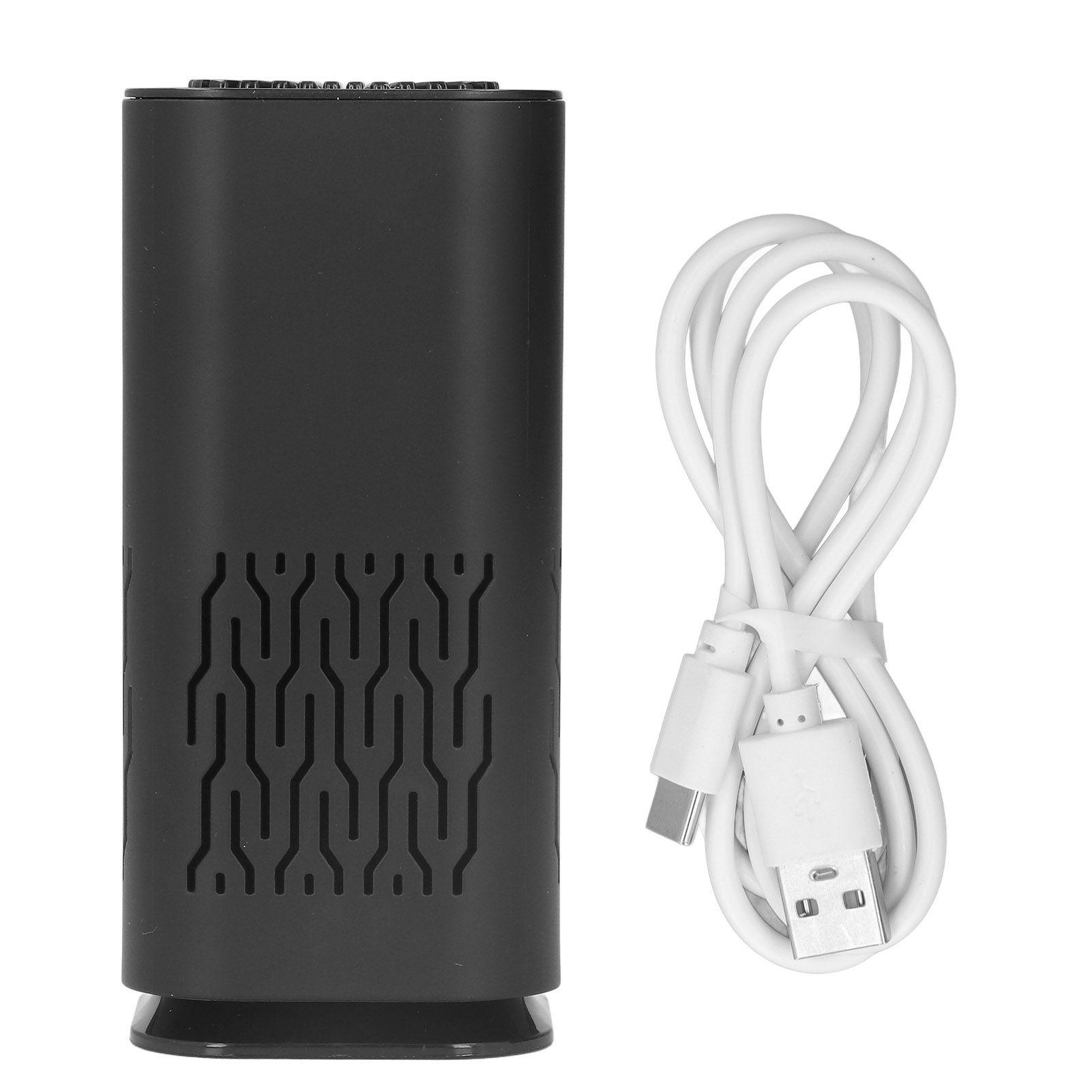 Car Purifier Tower Duct Double Inlet Design Three Dimensional Circulating USB Power Supply 5V 260mA Black Purifying Tool - Image 1