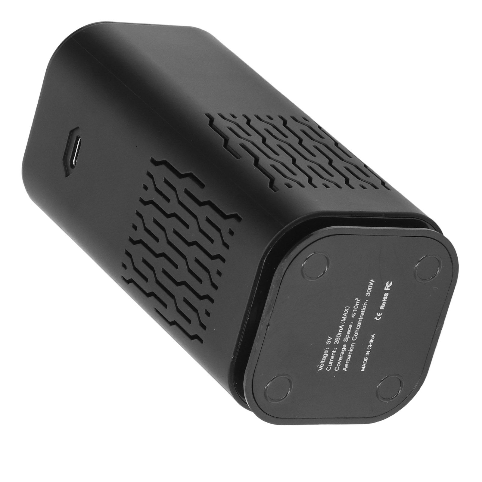 Car Purifier Tower Duct Double Inlet Design Three Dimensional Circulating USB Power Supply 5V 260mA Black Purifying Tool - Image 6
