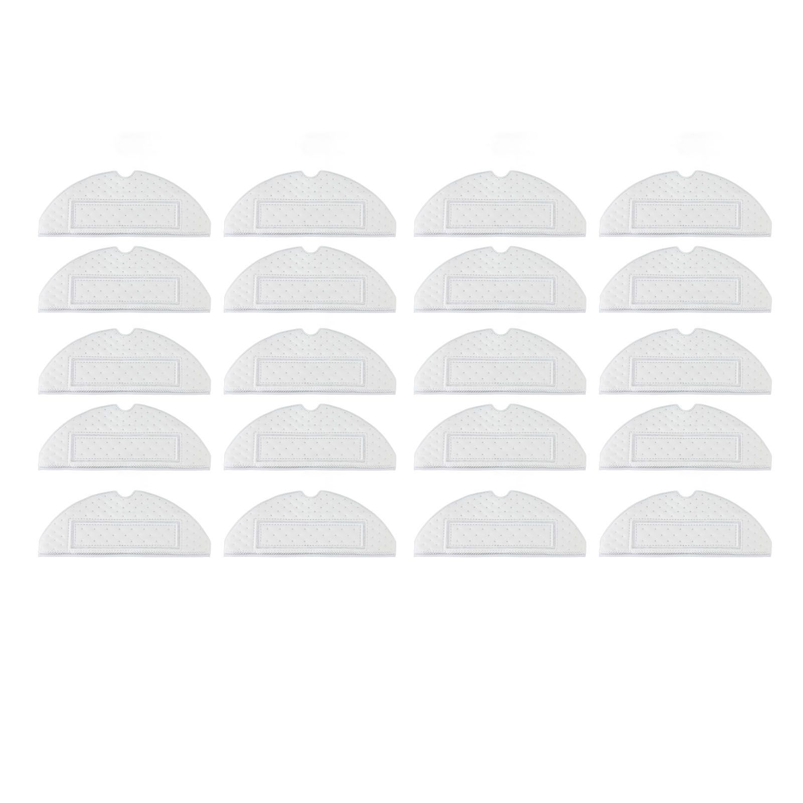 20pcs Sweeping Robot Disposable Mop Pads Mopping Cloth Replacement Cleaning Pads for Xiaomi Roborock S7 - Image 1