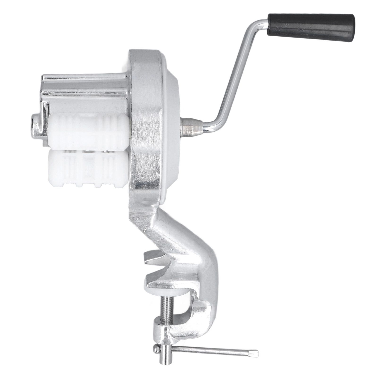 Manual Macaroni Maker Aluminium Alloy Silver Portable Hand Cranking Noodles Pressing Machine for Kitchen Restaurant - Image 5