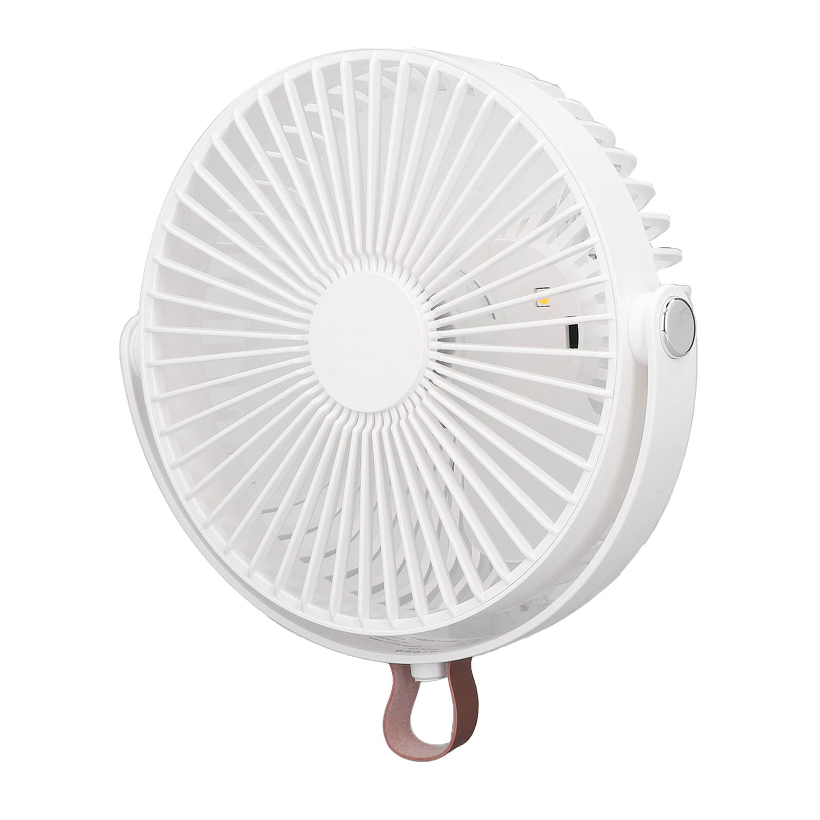 Electric Fan 3 Speeds 360 Degree Adjustable USB Rechargeable Portable Camping Fan with Night Light for Dormitory Camping - Image 2