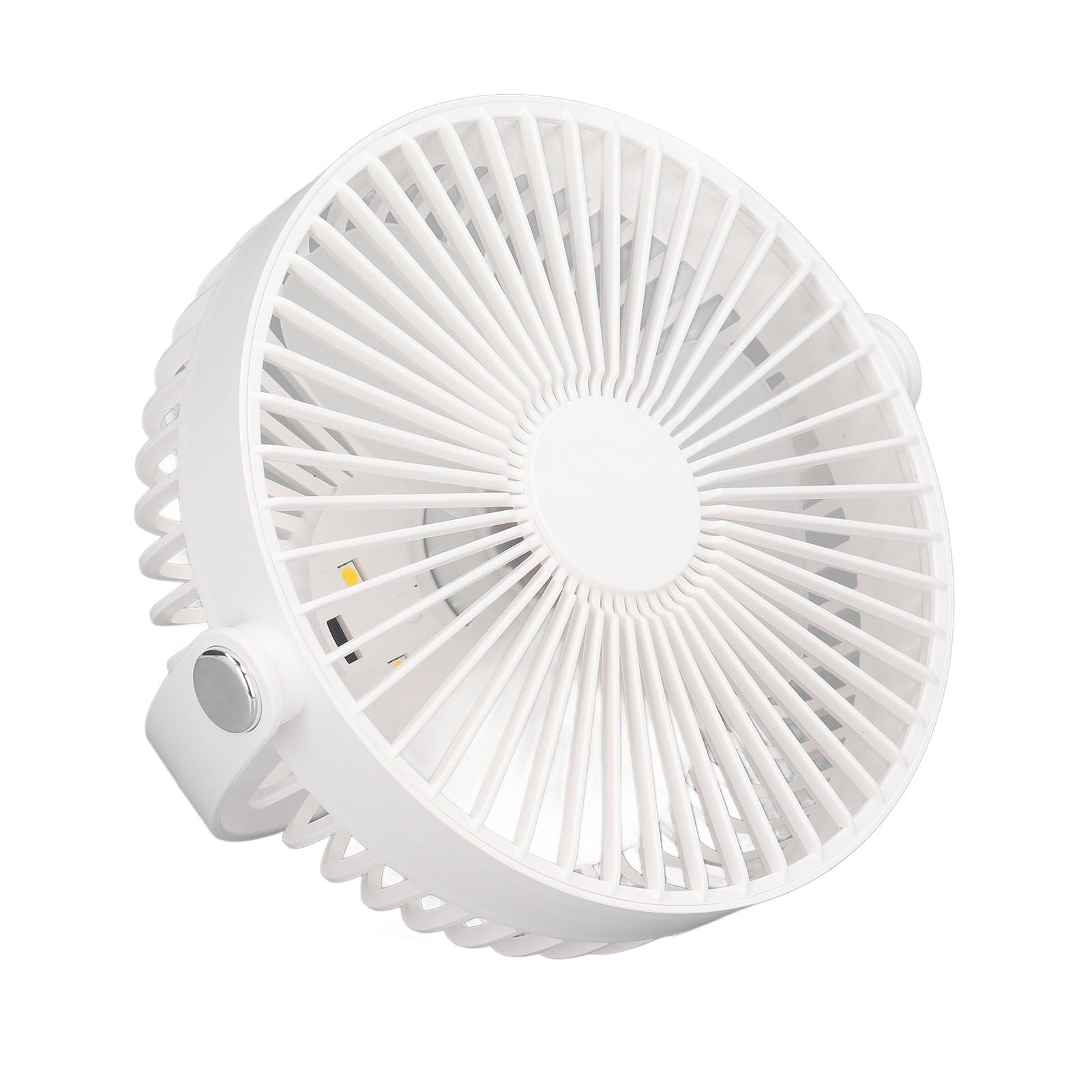 Electric Fan 3 Speeds 360 Degree Adjustable USB Rechargeable Portable Camping Fan with Night Light for Dormitory Camping - Image 3
