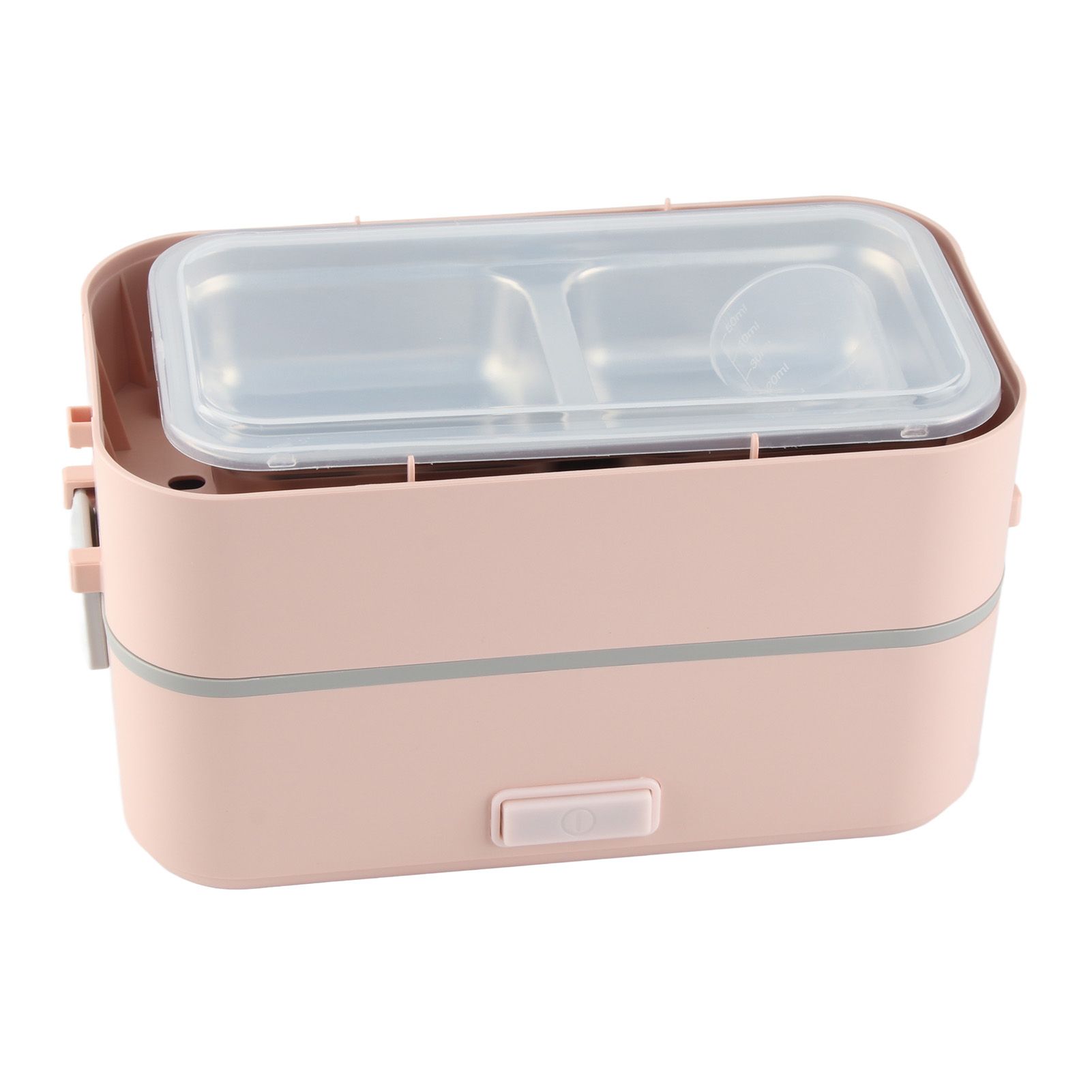 Electric Lunch Box Plug in Double Layer Stainless Steel Steaming Insulation Portable Food Warmer 300W 220V CN Plug - Image 4