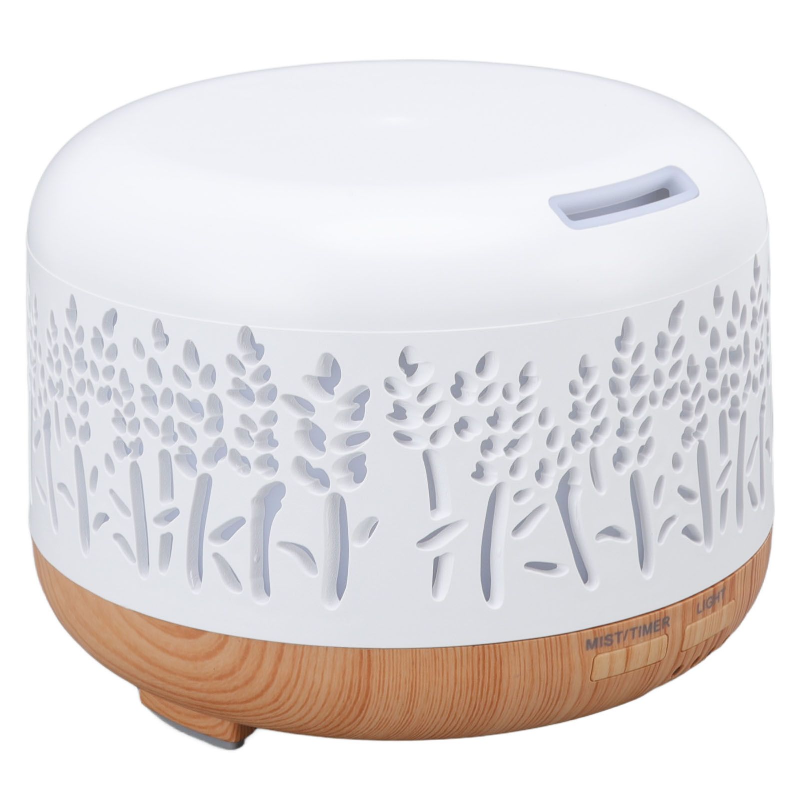 Desktop Humidifier 300ml Wood Grain Design Low Noise Aromatherapy Humidifier with LED Color Light 100‑240V AU Plug - Image 4