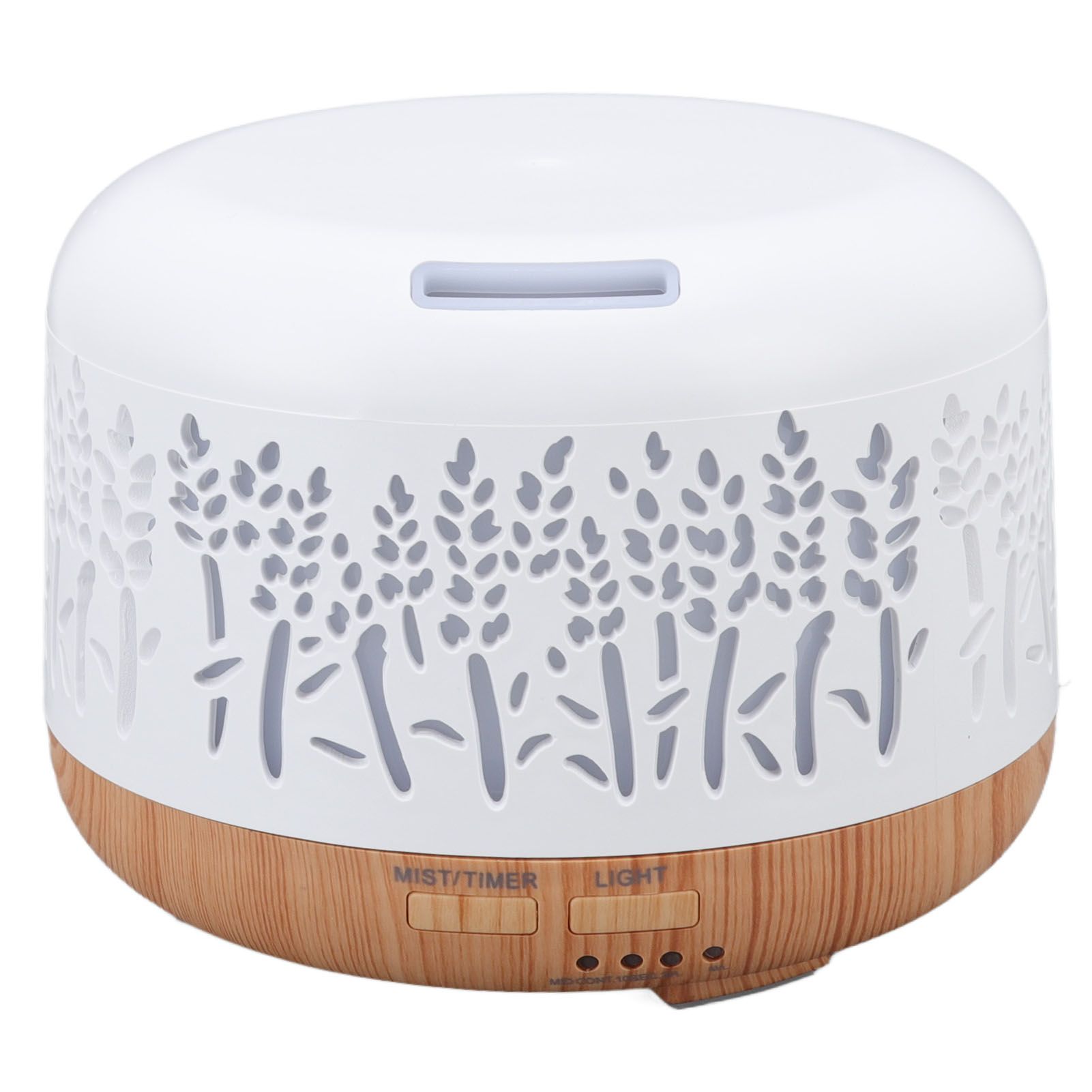 Desktop Humidifier 300ml Wood Grain Design Low Noise Aromatherapy Humidifier with LED Color Light 100‑240V AU Plug - Image 5