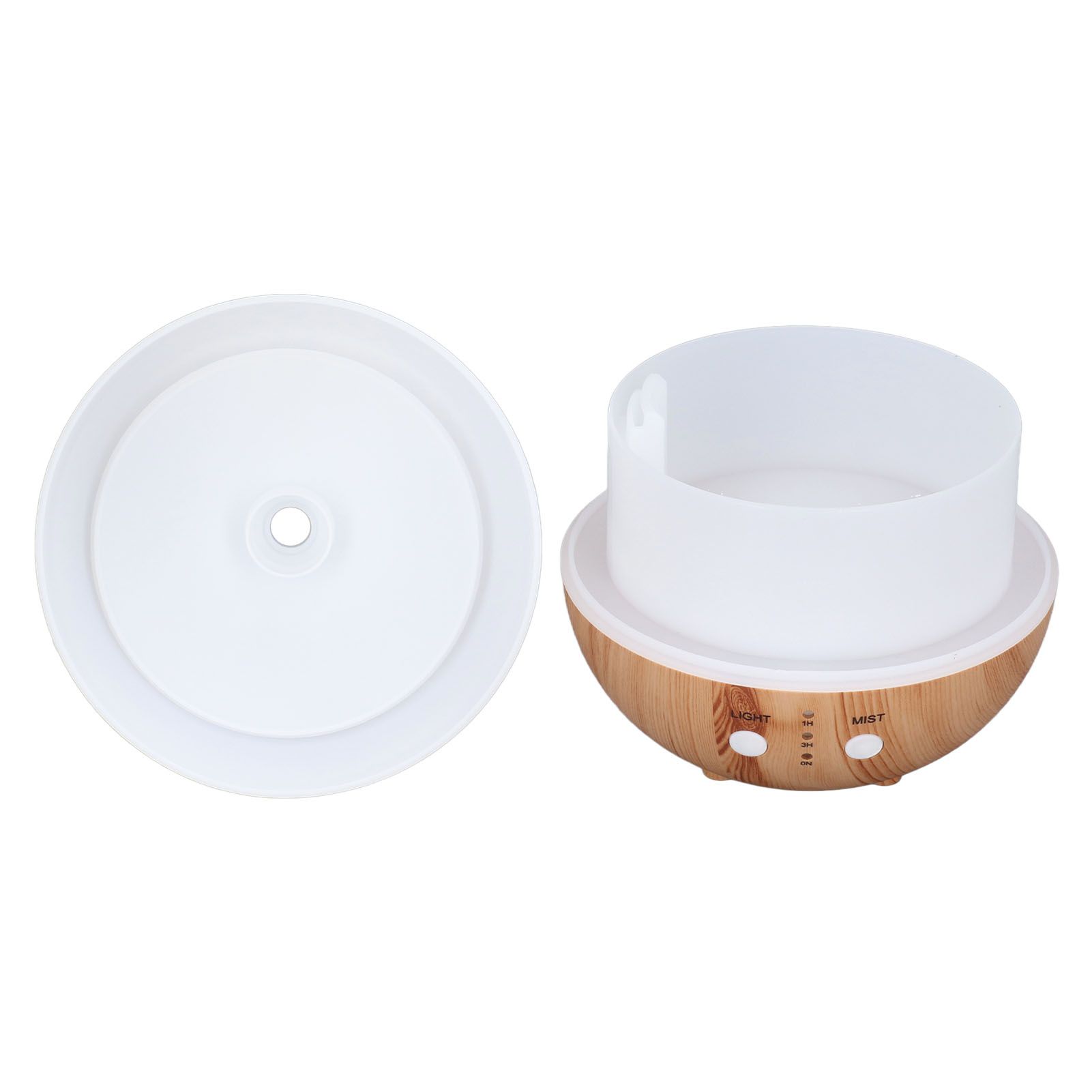 250ml Essential Oil Diffuser Automatic Shut Off 35db Low Noise USB Powered Wooden Humidifier with Night Light for Bedroom - Image 3