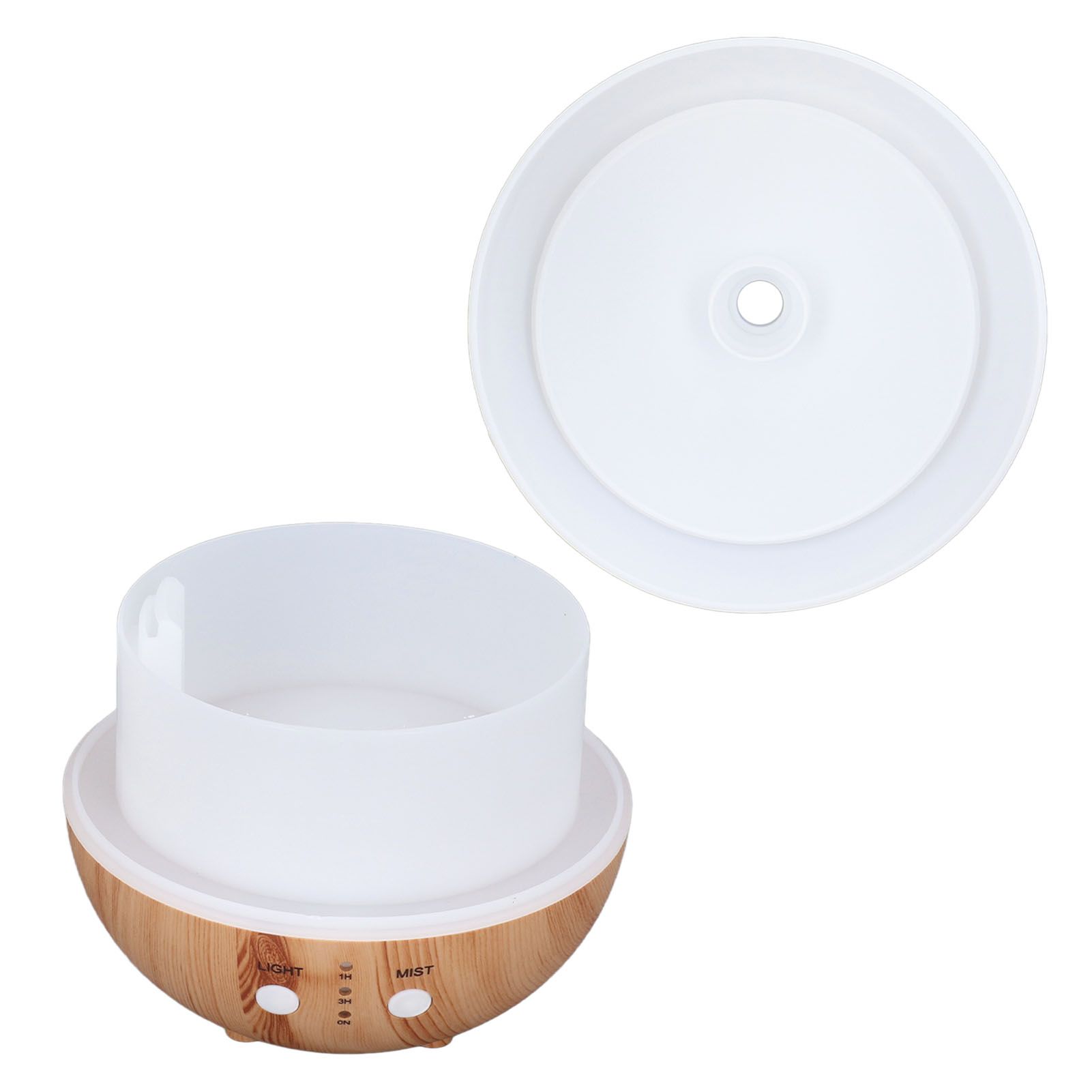250ml Essential Oil Diffuser Automatic Shut Off 35db Low Noise USB Powered Wooden Humidifier with Night Light for Bedroom - Image 7