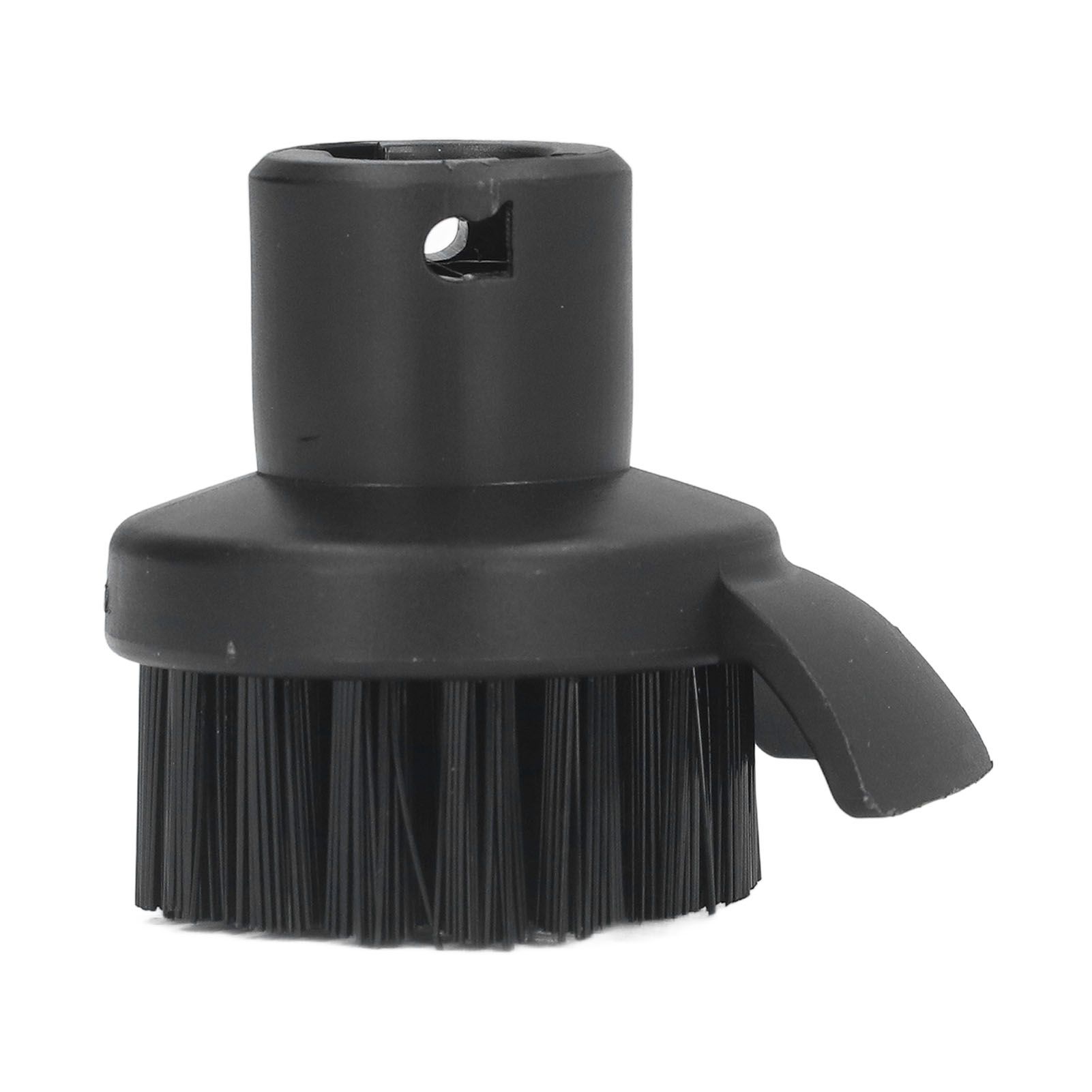 Steam Cleaner Round Brush Black Hard Bristles Cleaning Brush Replacement with Scraper for Karcher SC1 SC2 SC3 - Image 6