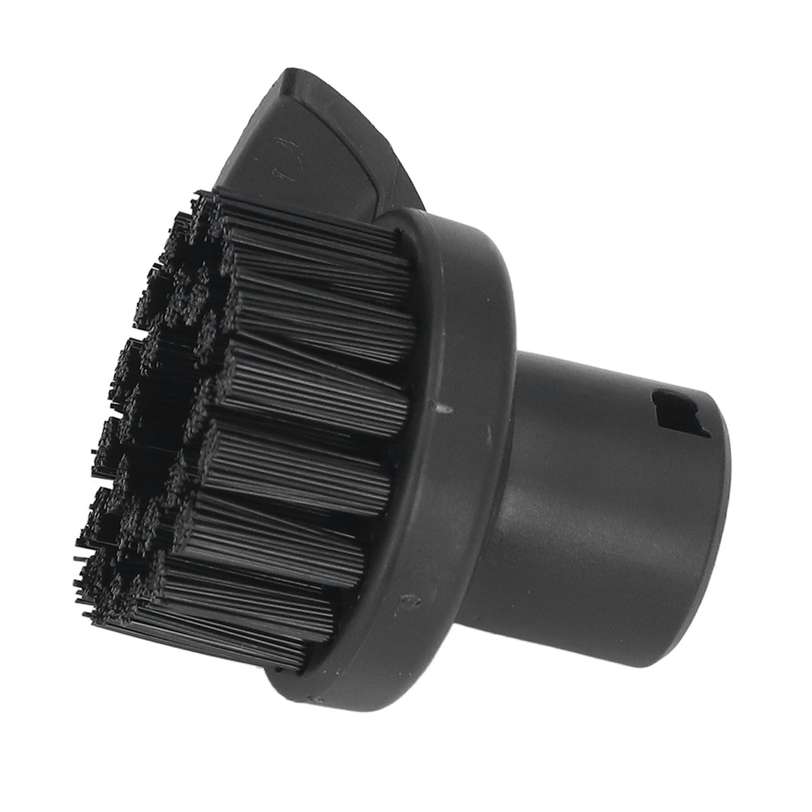 Steam Cleaner Round Brush Black Hard Bristles Cleaning Brush Replacement with Scraper for Karcher SC1 SC2 SC3 - Image 7