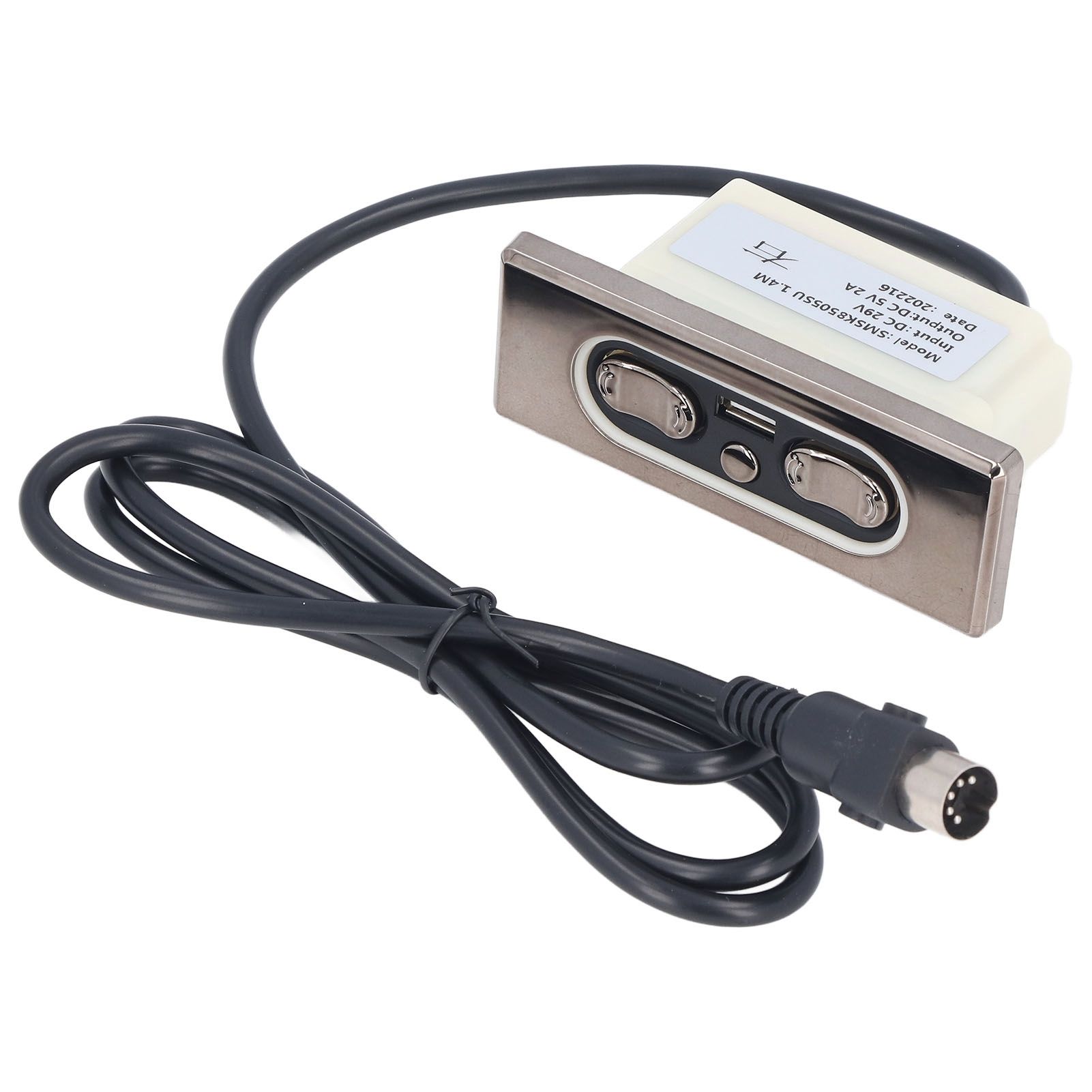 Recliner Switch Electric Sofa Recliner 5 Buttons Hand Control DC Push Rod Motor Lift Switch 29V with USB Charging Port - Image 1
