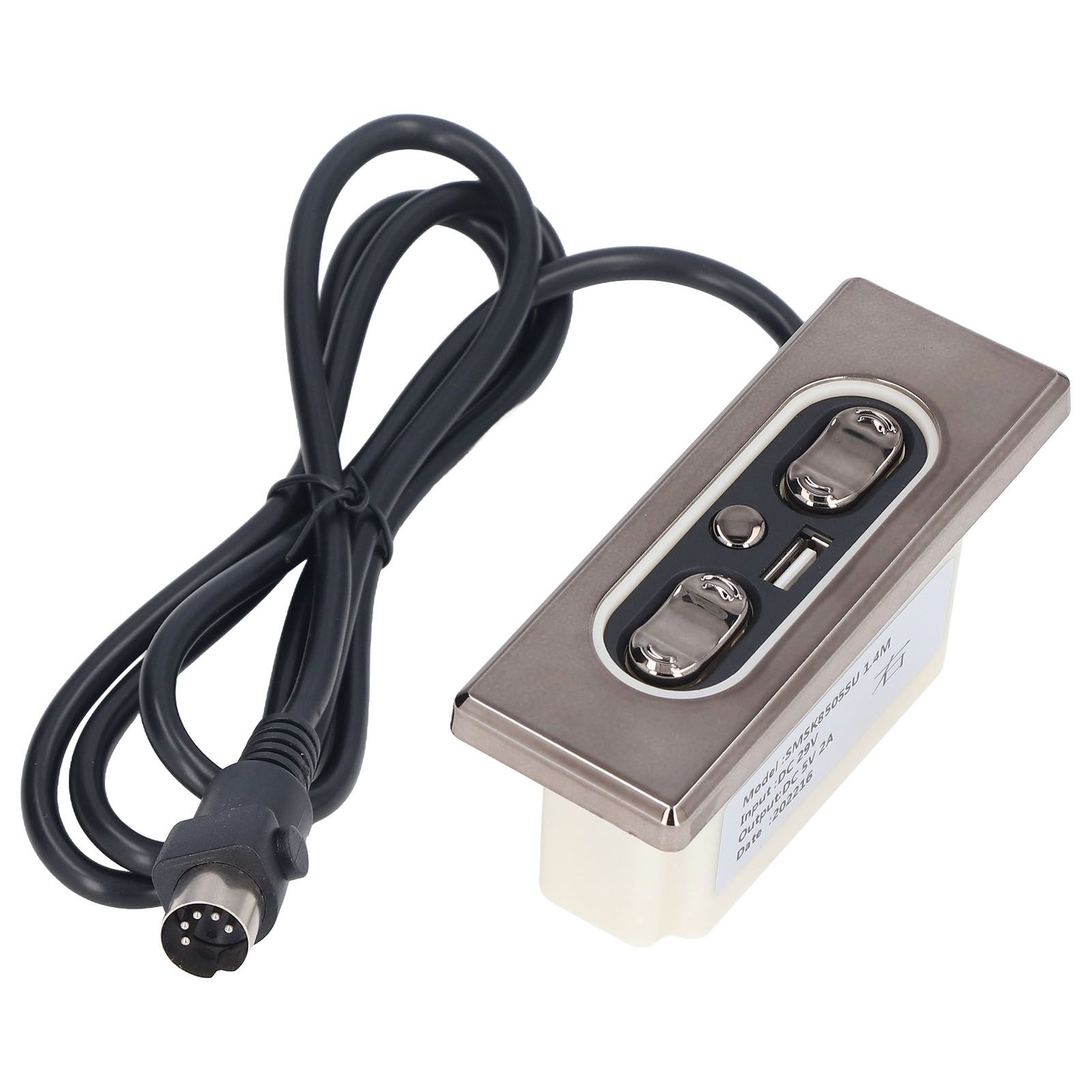 Recliner Switch Electric Sofa Recliner 5 Buttons Hand Control DC Push Rod Motor Lift Switch 29V with USB Charging Port - Image 6