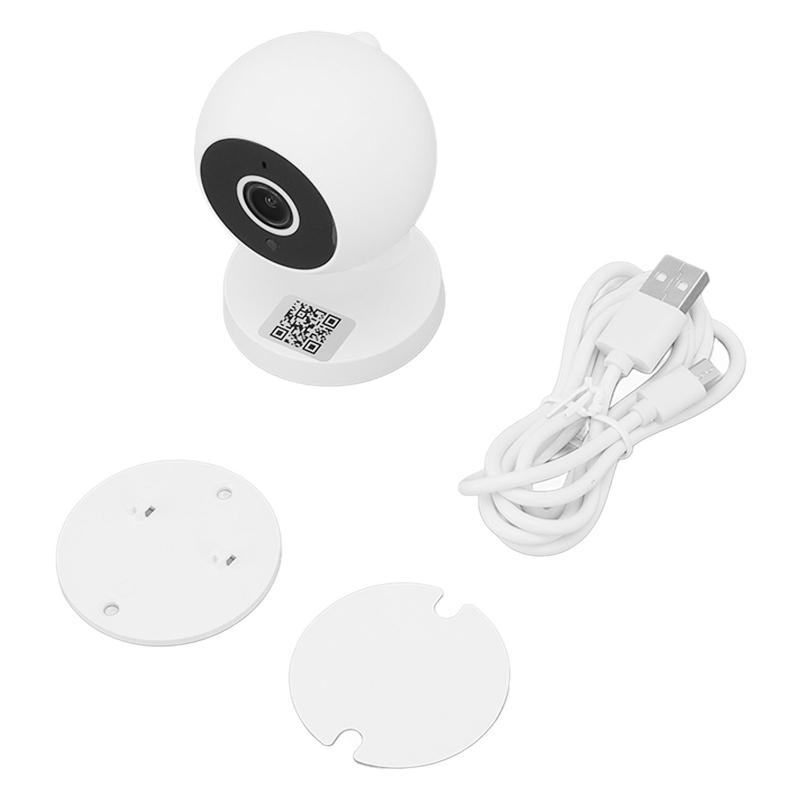 360 Degree WiFi Camera High Definition 2 Way Voice Function Infrared Dark Night View Smart Camera for Home Office Baby Room - Image 1
