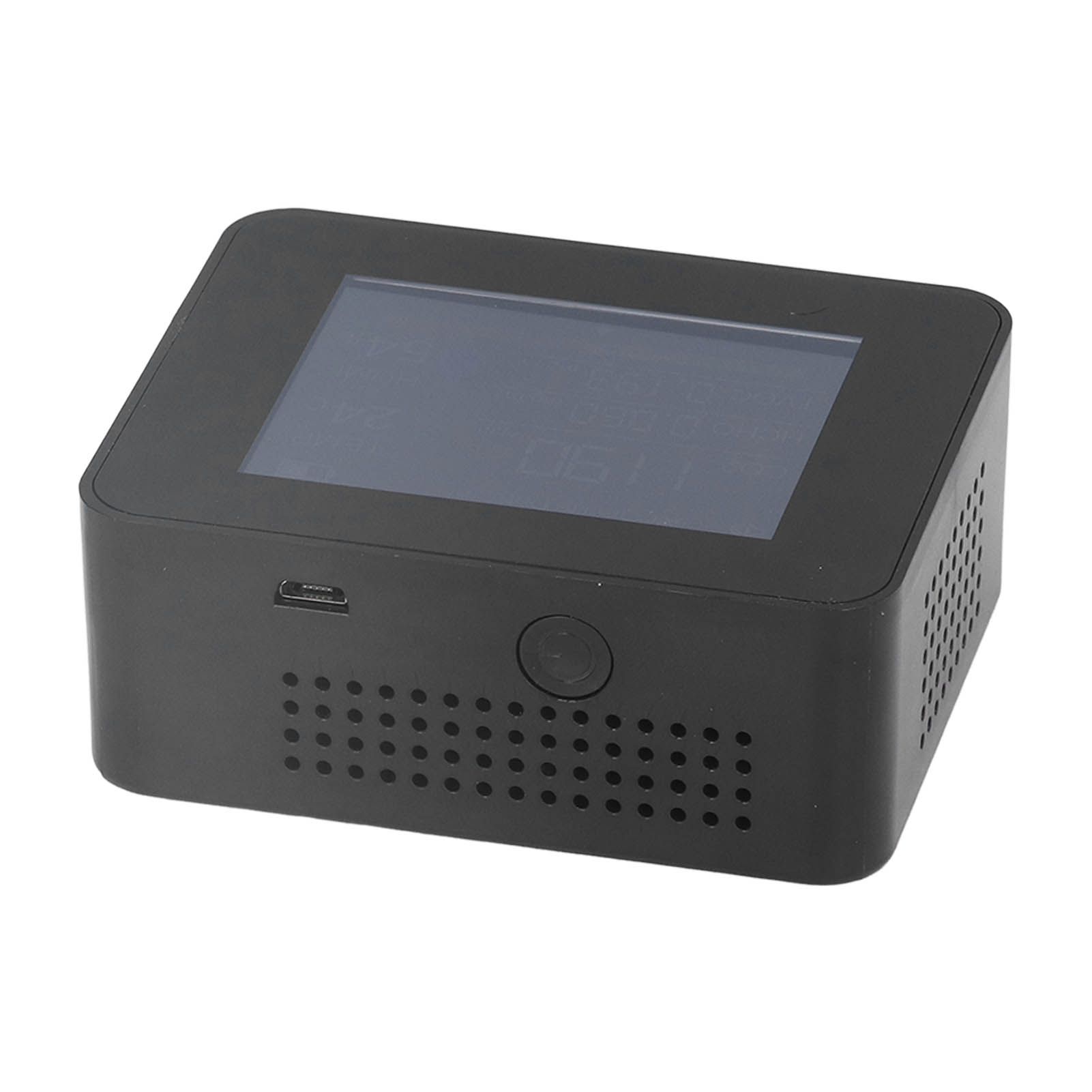 Portable Carbon Dioxide Detector USB Charging Temperature and Humidity Tester with Color Screen Display for Home Black - Image 4