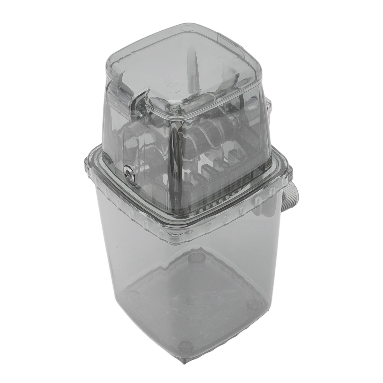 Manual Ice Crusher Small Portable Shaver Hand Operated Snow Cone Machine for Home Grey - Image 5