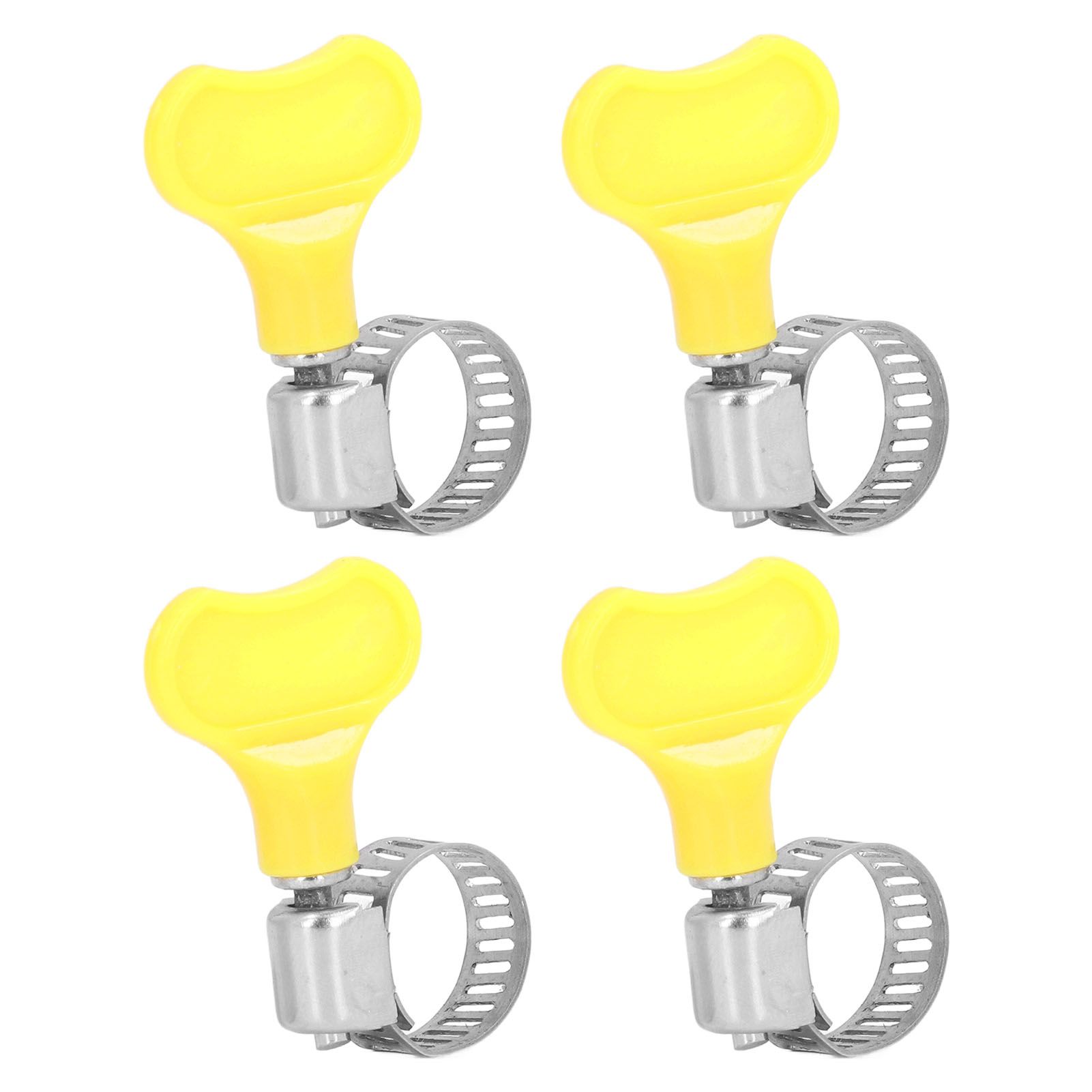 15 Pcs Stainless Steel Hose Clamp Corrosion Resistant Reusable Worm Gear Pipe Clip with Adjustment Handle - Image 5