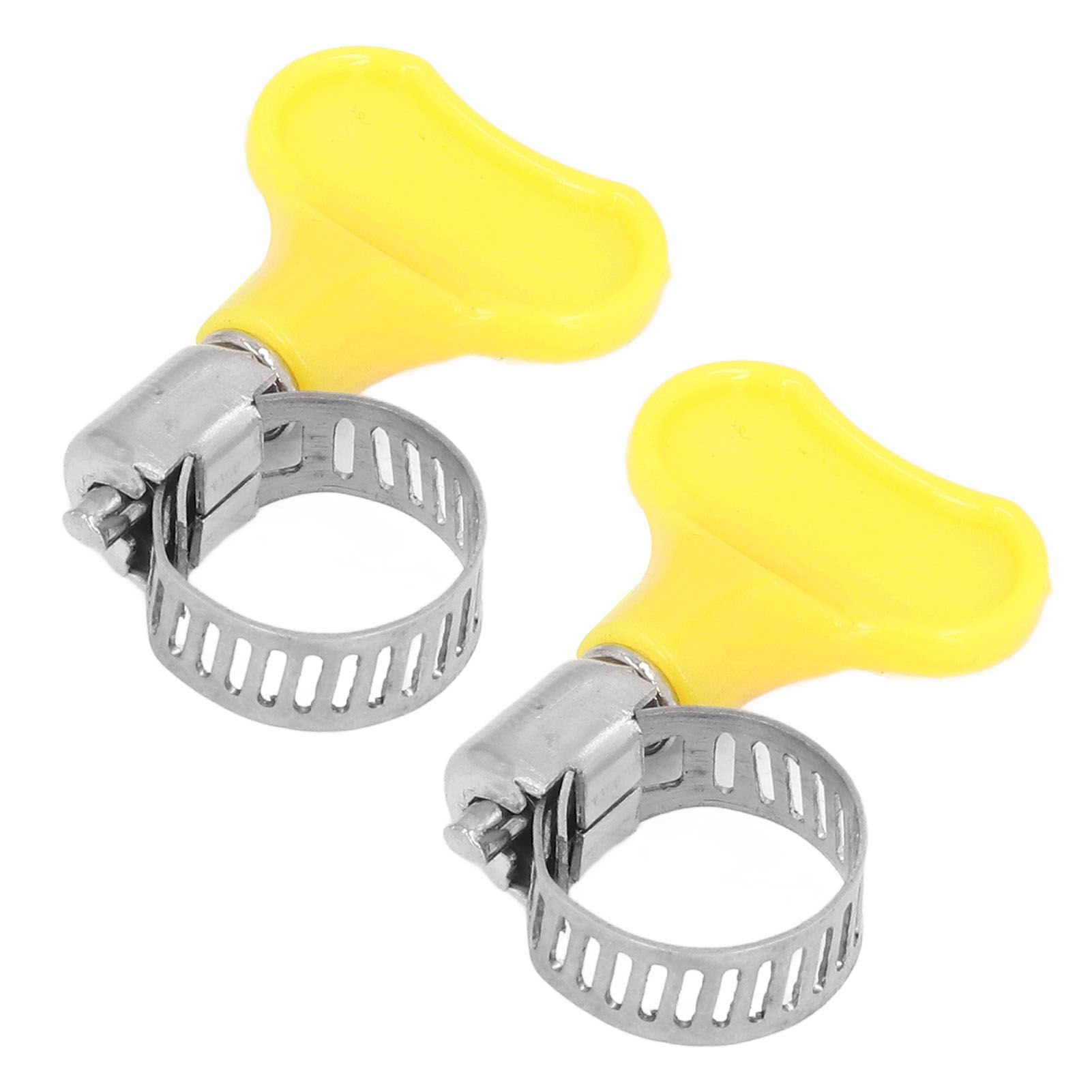 15 Pcs Stainless Steel Hose Clamp Corrosion Resistant Reusable Worm Gear Pipe Clip with Adjustment Handle - Image 7