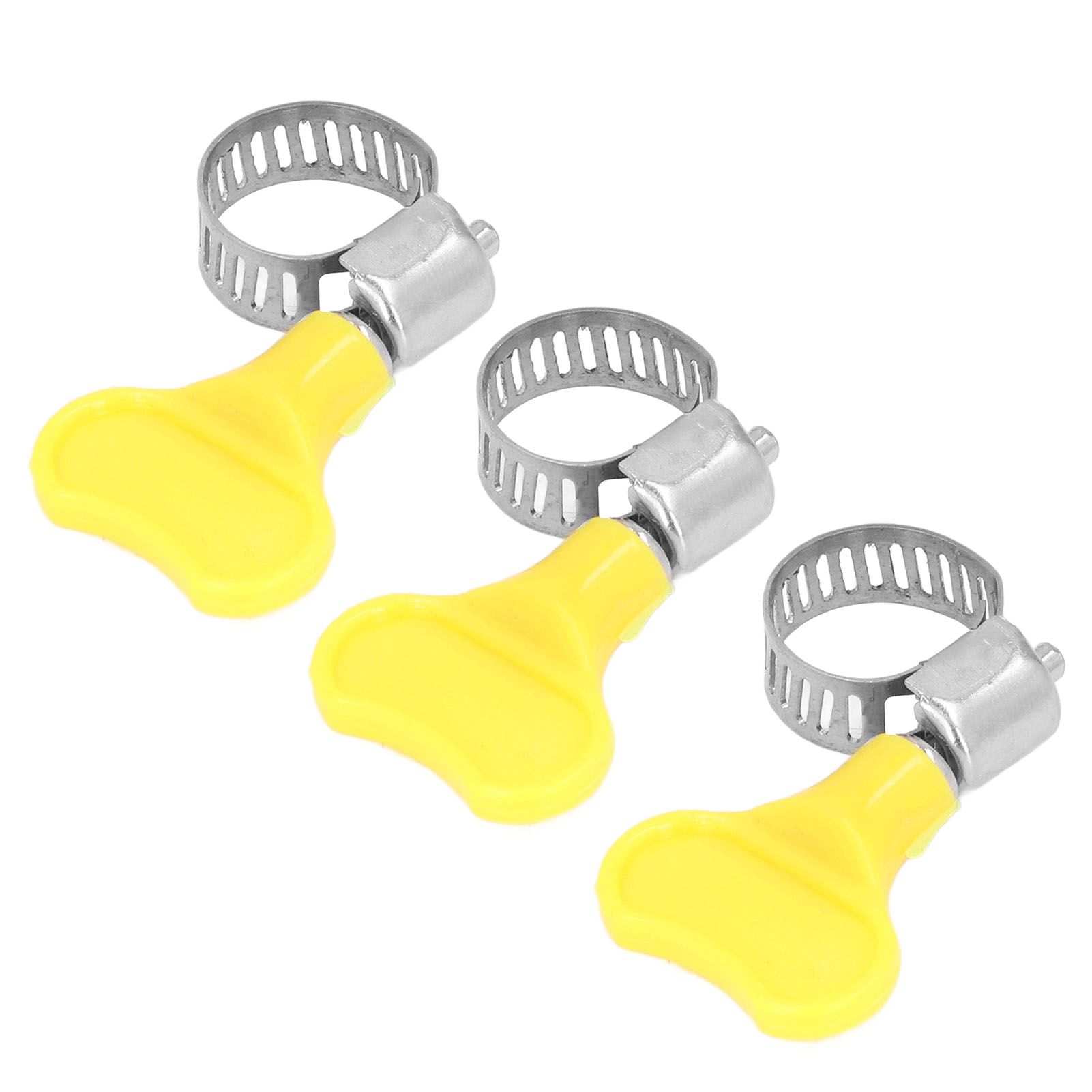 15 Pcs Stainless Steel Hose Clamp Corrosion Resistant Reusable Worm Gear Pipe Clip with Adjustment Handle - Image 8