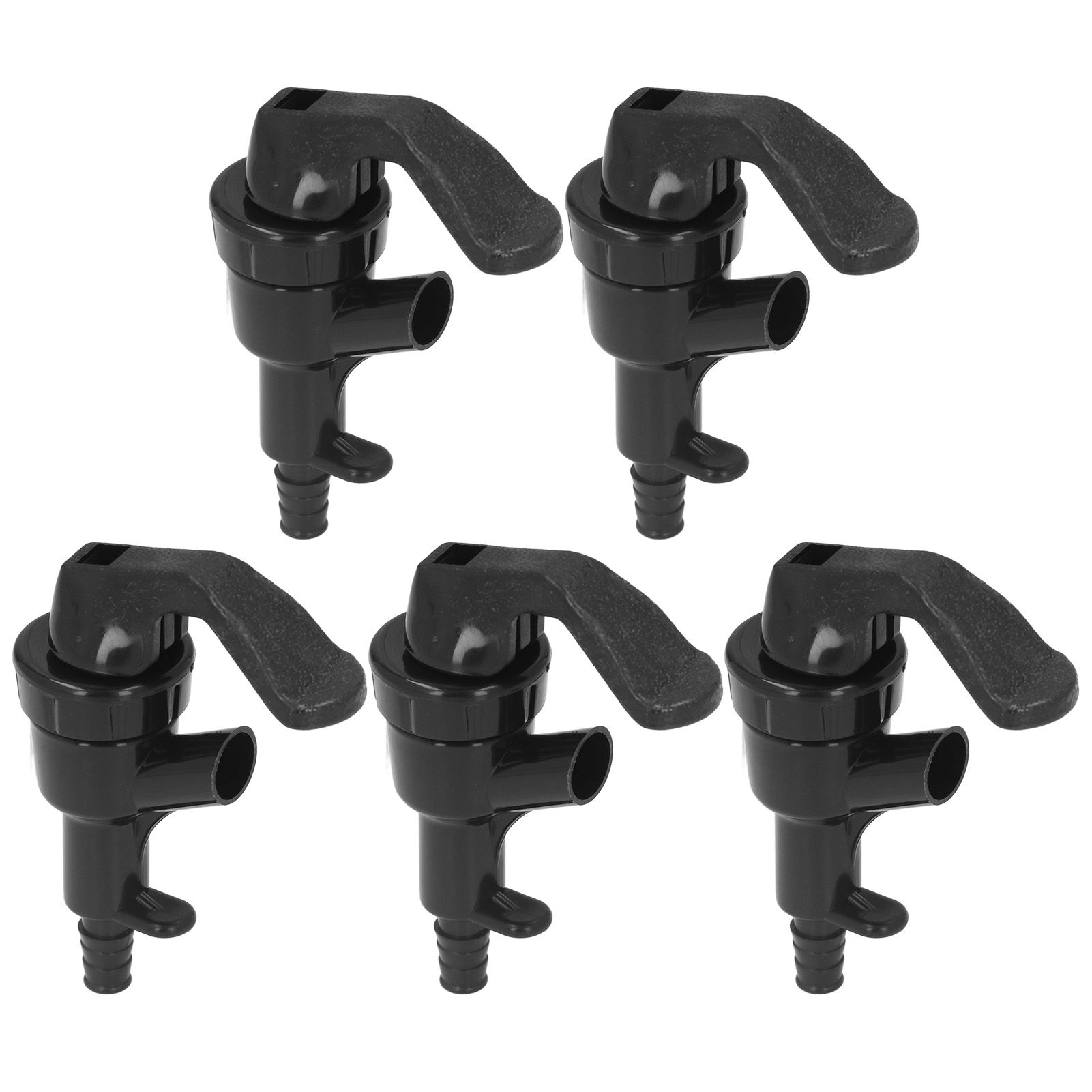 5Pcs Beer Tap Brewing Barrel Faucet ABS 20PSI 1/4in Bard Connector 3/16in Outlet Set Kit - Image 1