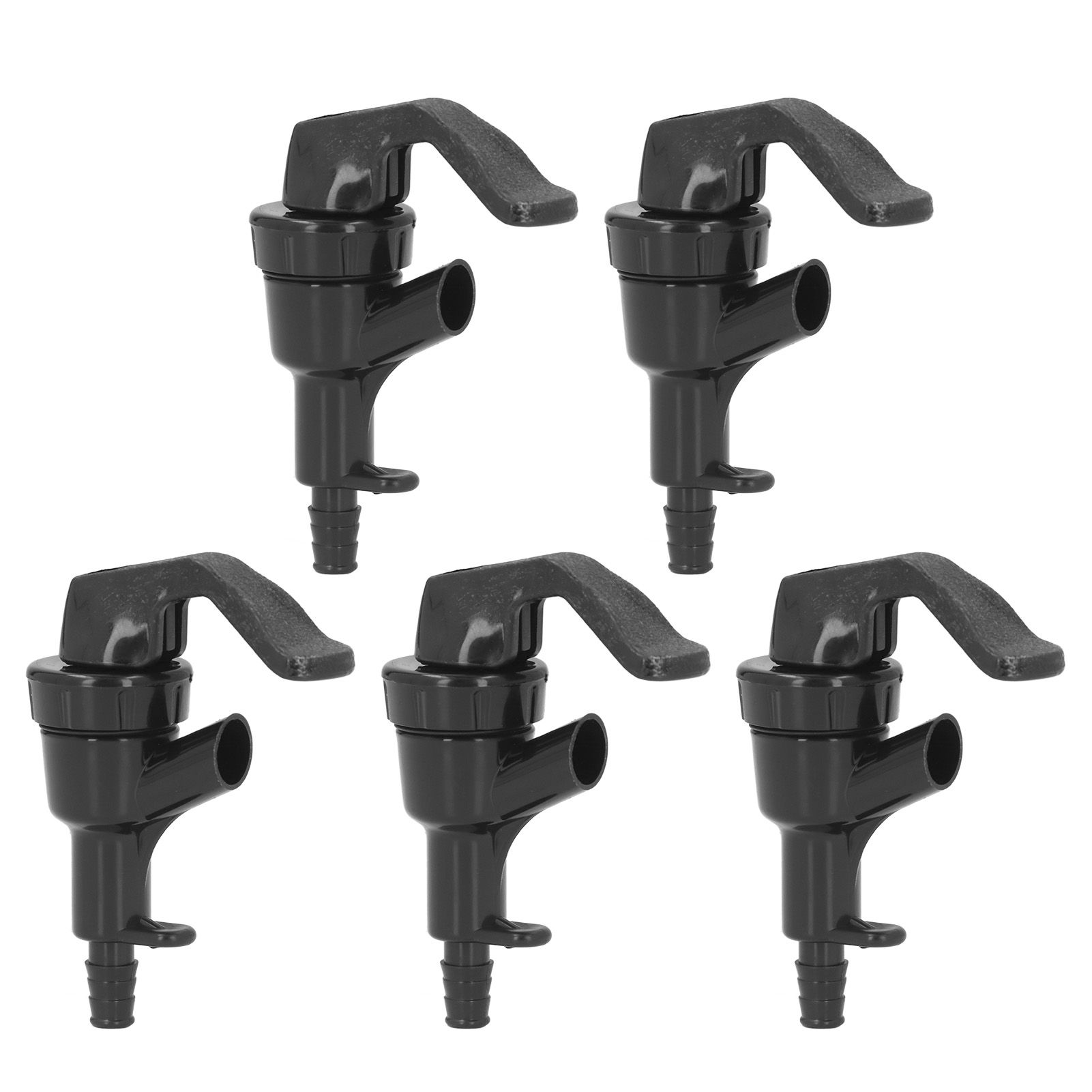 5Pcs Beer Tap Brewing Barrel Faucet ABS 20PSI 1/4in Bard Connector 3/16in Outlet Set Kit - Image 3