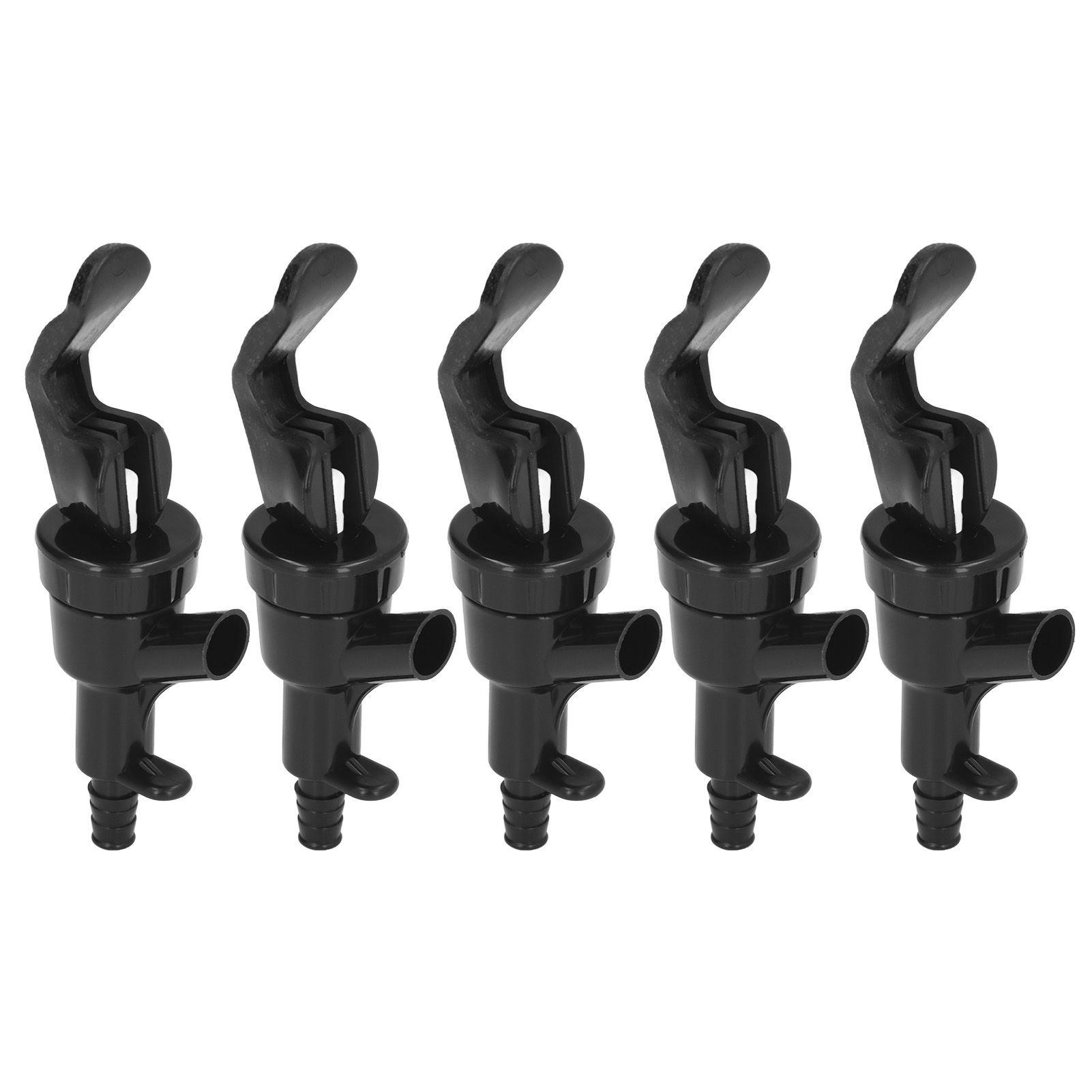5Pcs Beer Tap Brewing Barrel Faucet ABS 20PSI 1/4in Bard Connector 3/16in Outlet Set Kit - Image 5