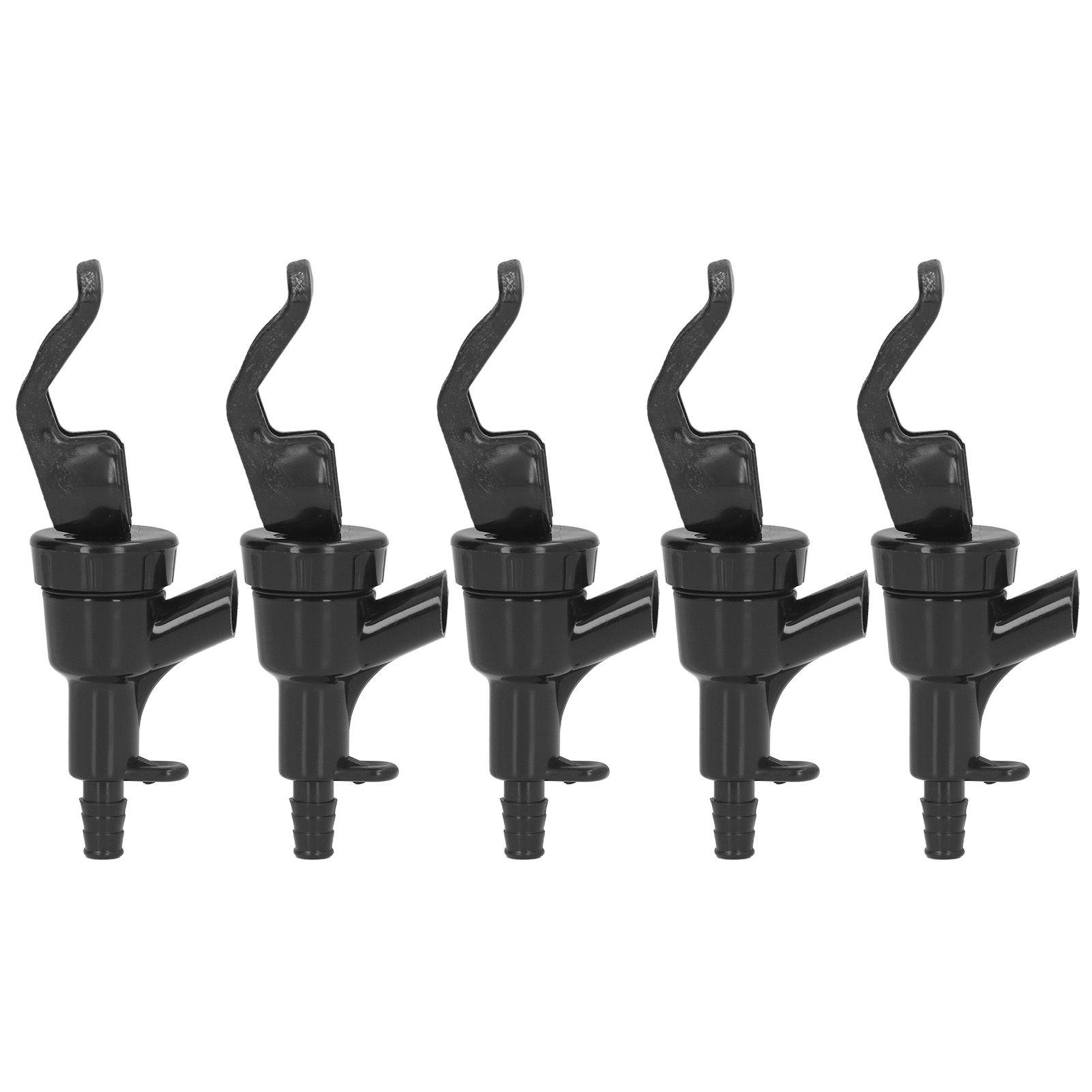 5Pcs Beer Tap Brewing Barrel Faucet ABS 20PSI 1/4in Bard Connector 3/16in Outlet Set Kit - Image 7