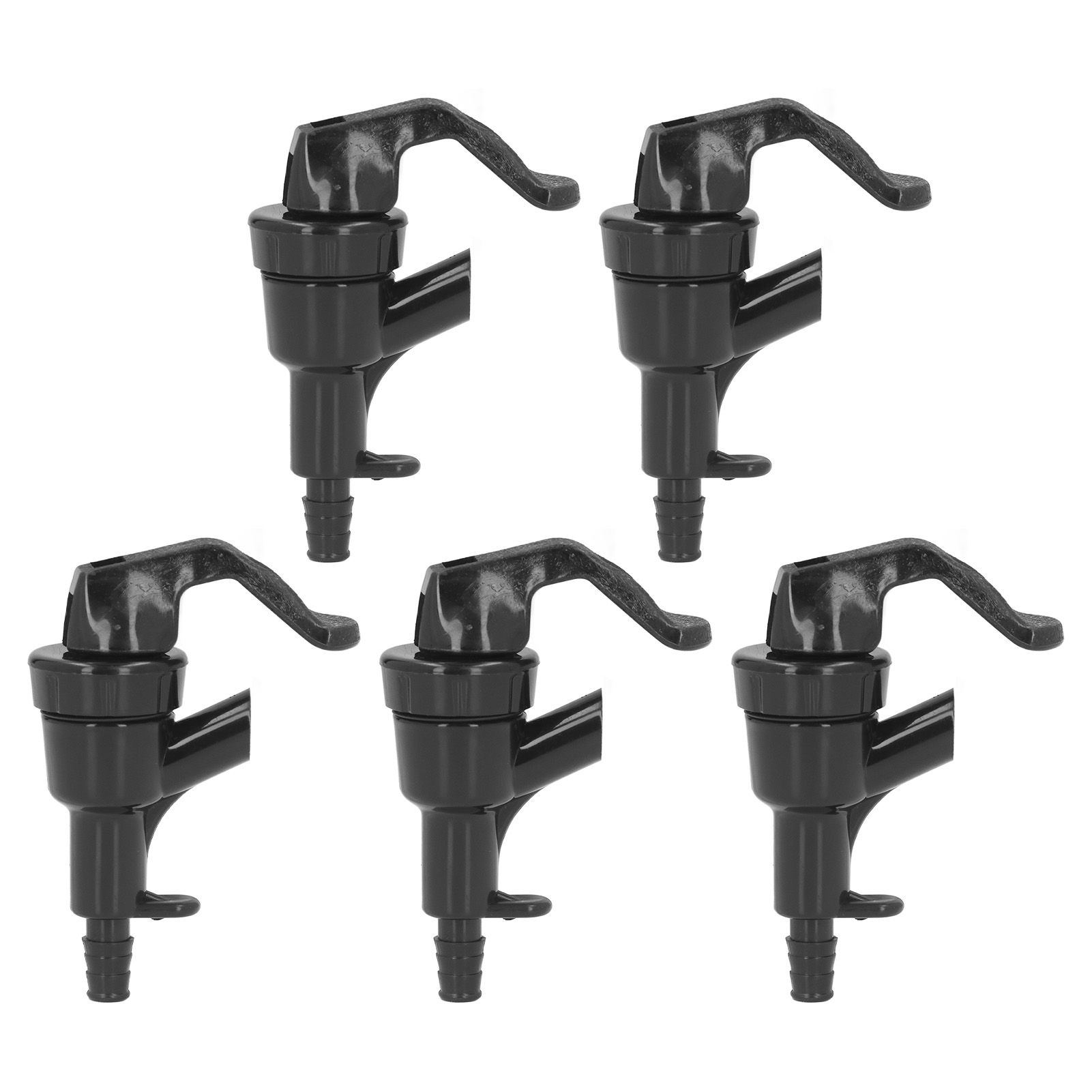 5Pcs Beer Tap Brewing Barrel Faucet ABS 20PSI 1/4in Bard Connector 3/16in Outlet Set Kit - Image 8