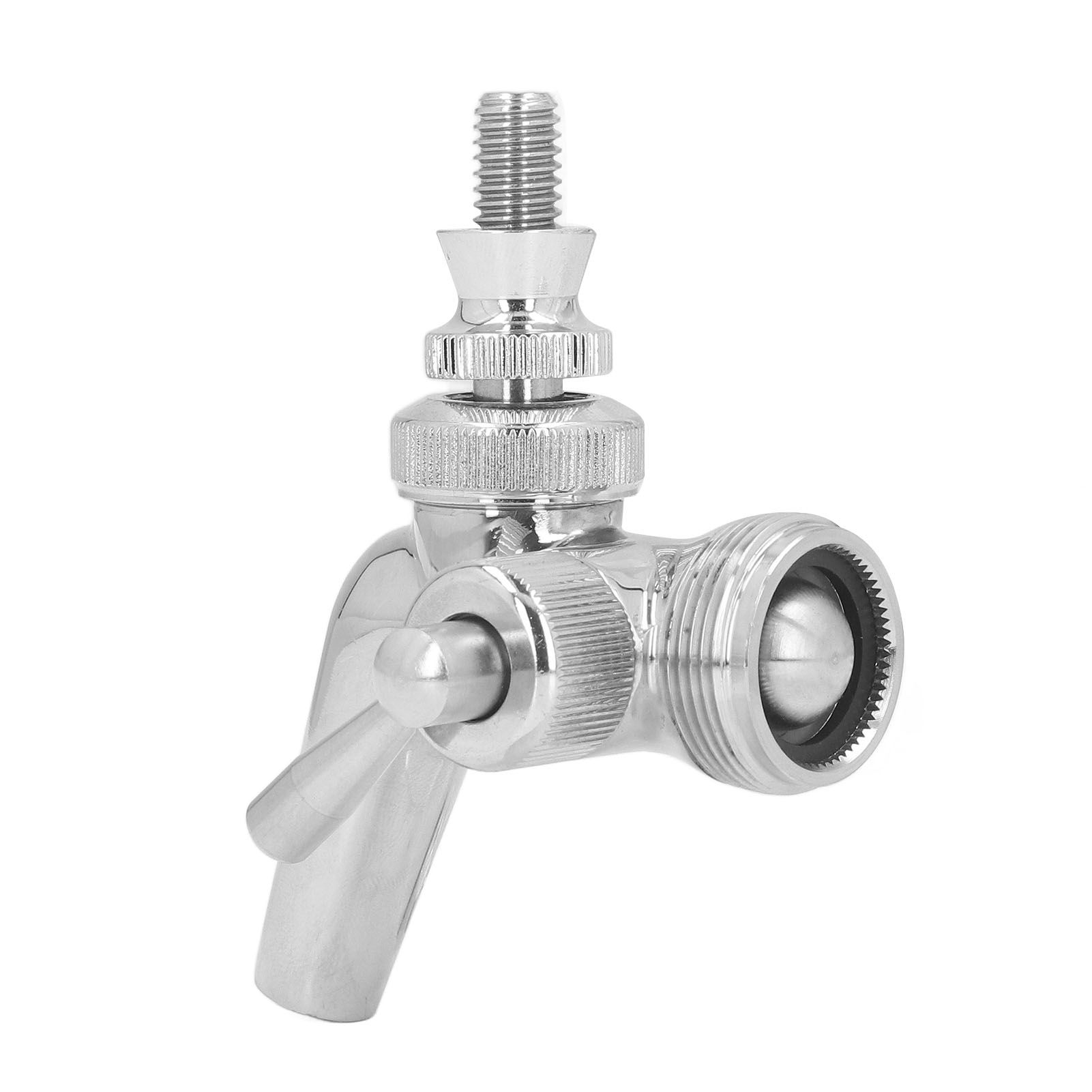 Beer Flow Control Faucet Stainless Steel Beer Tap with Dust Cover Handle for Homebrewing - Image 5