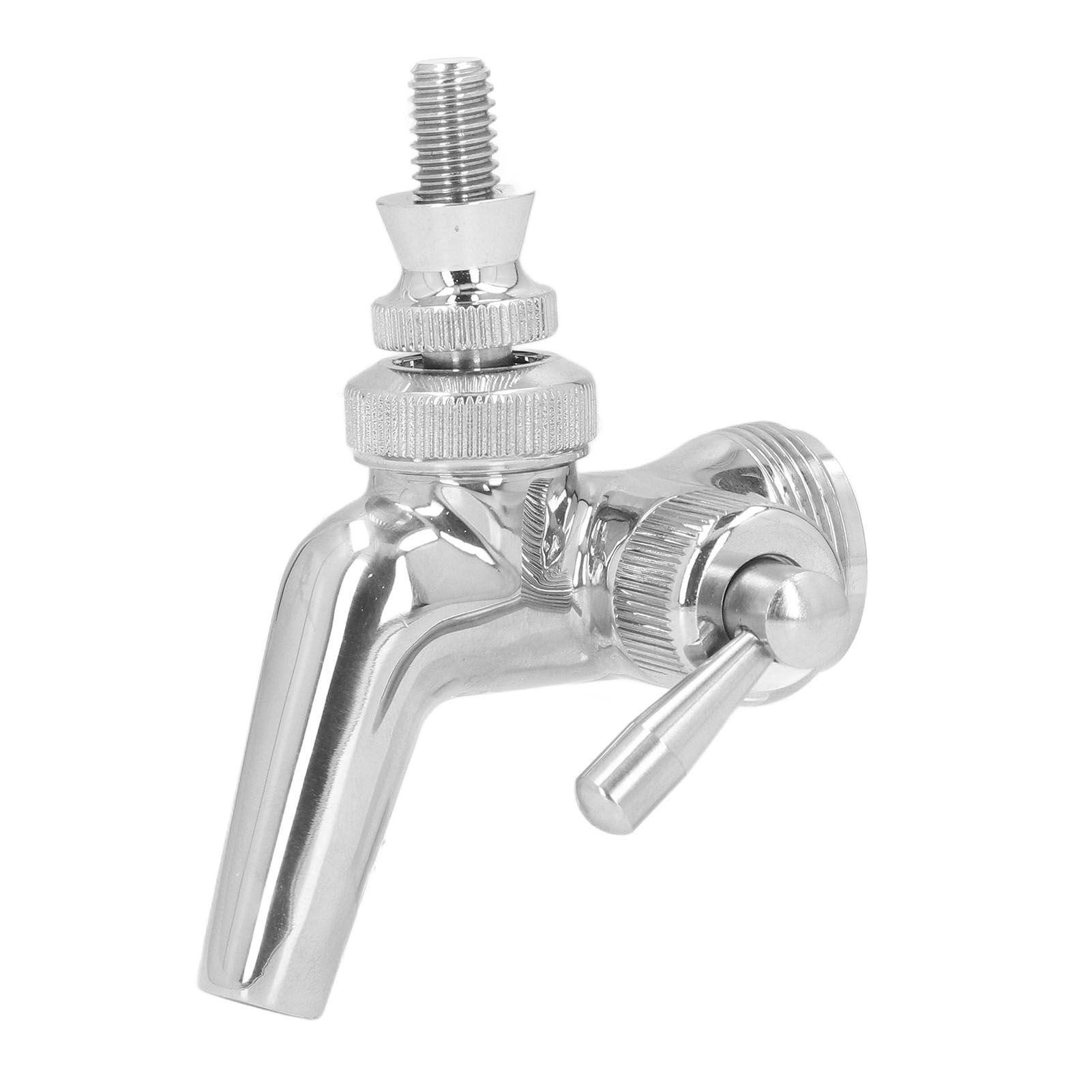 Beer Flow Control Faucet Stainless Steel Beer Tap with Dust Cover Handle for Homebrewing - Image 8