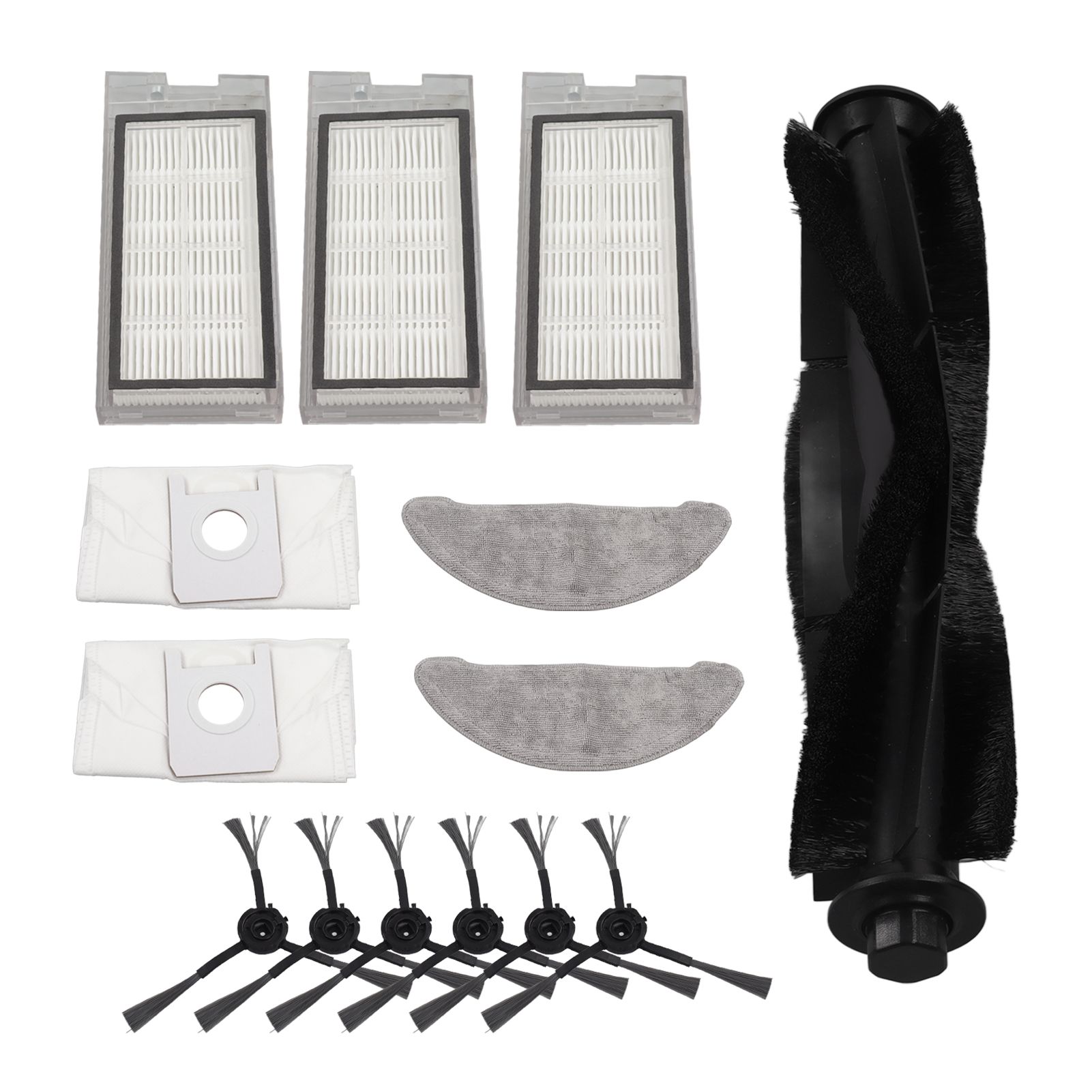 Robot Vacuum Cleaner Accessory Brush Dust Bag Cleaning Cloth Set Kit for EVE PLUS - Image 3
