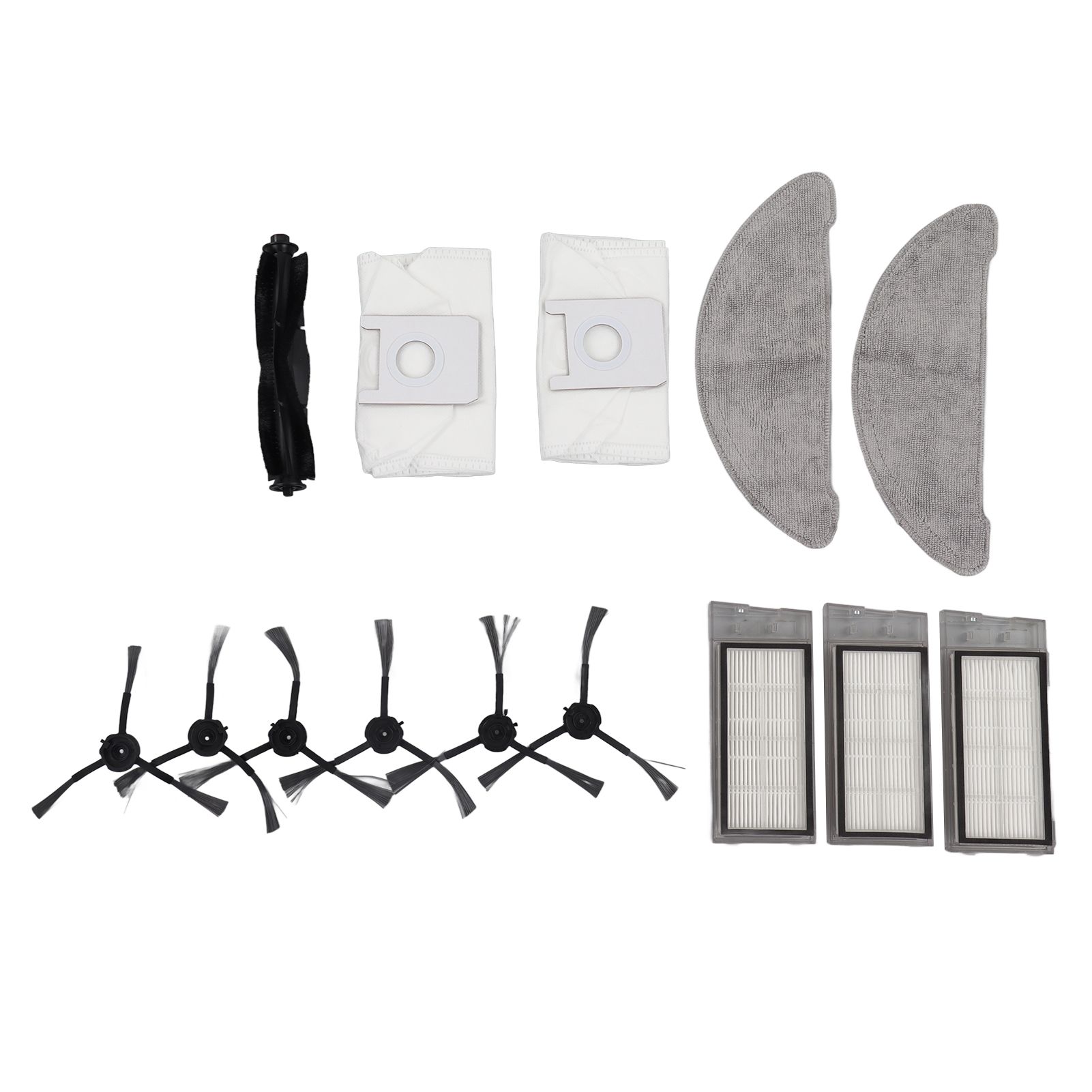 Robot Vacuum Cleaner Accessory Brush Dust Bag Cleaning Cloth Set Kit for EVE PLUS - Image 5