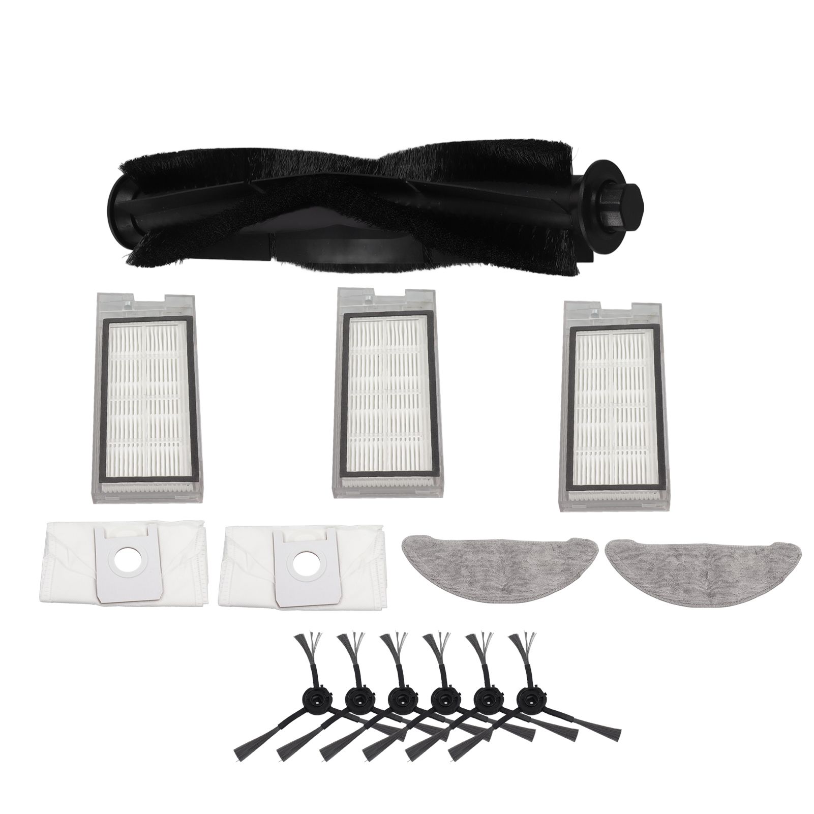 Robot Vacuum Cleaner Accessory Brush Dust Bag Cleaning Cloth Set Kit for EVE PLUS - Image 7