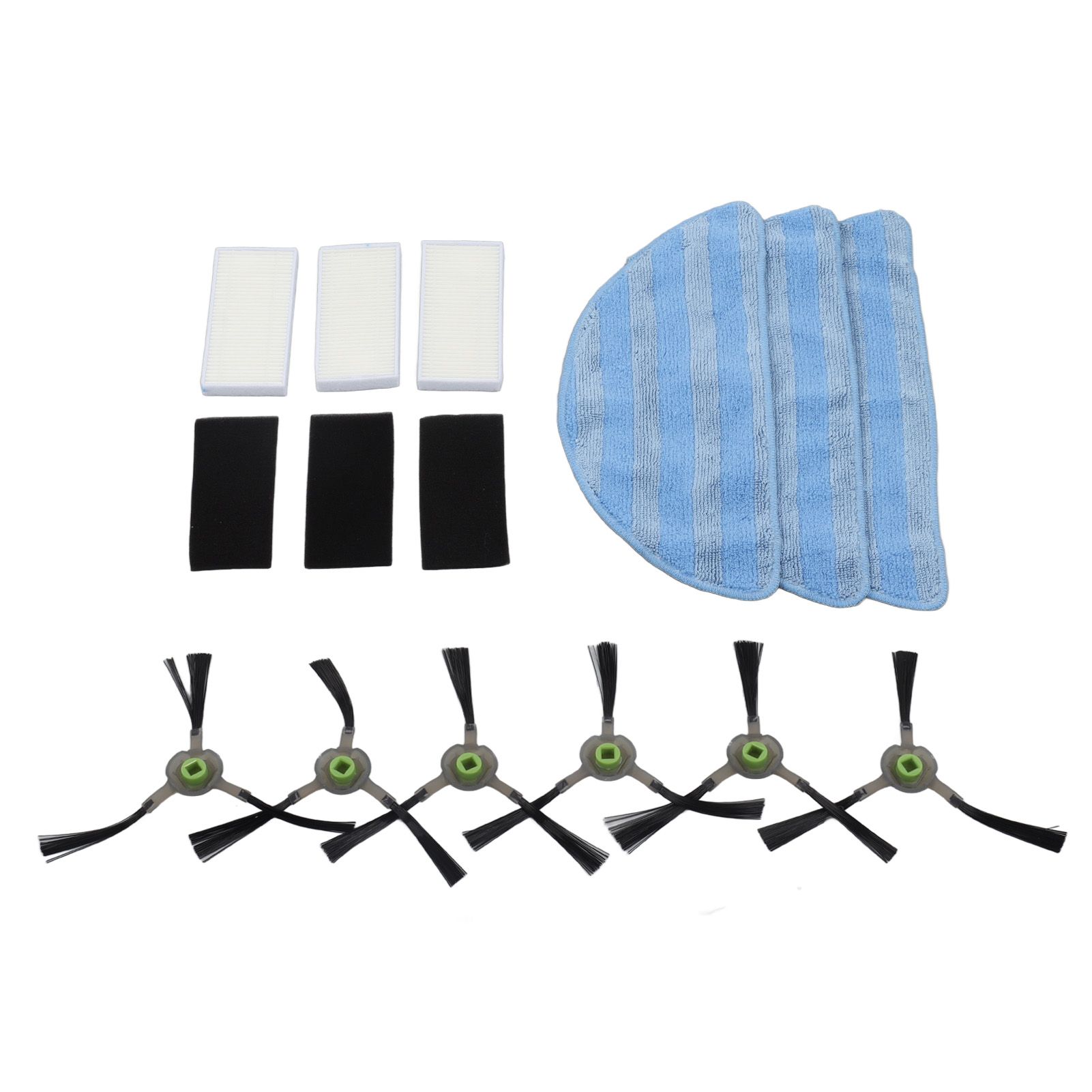 Vacuum Cleaner Accessories Kit High Strength Sweeping Robot Cleaning Rag Filter Side Brush Replacement Parts - Image 4