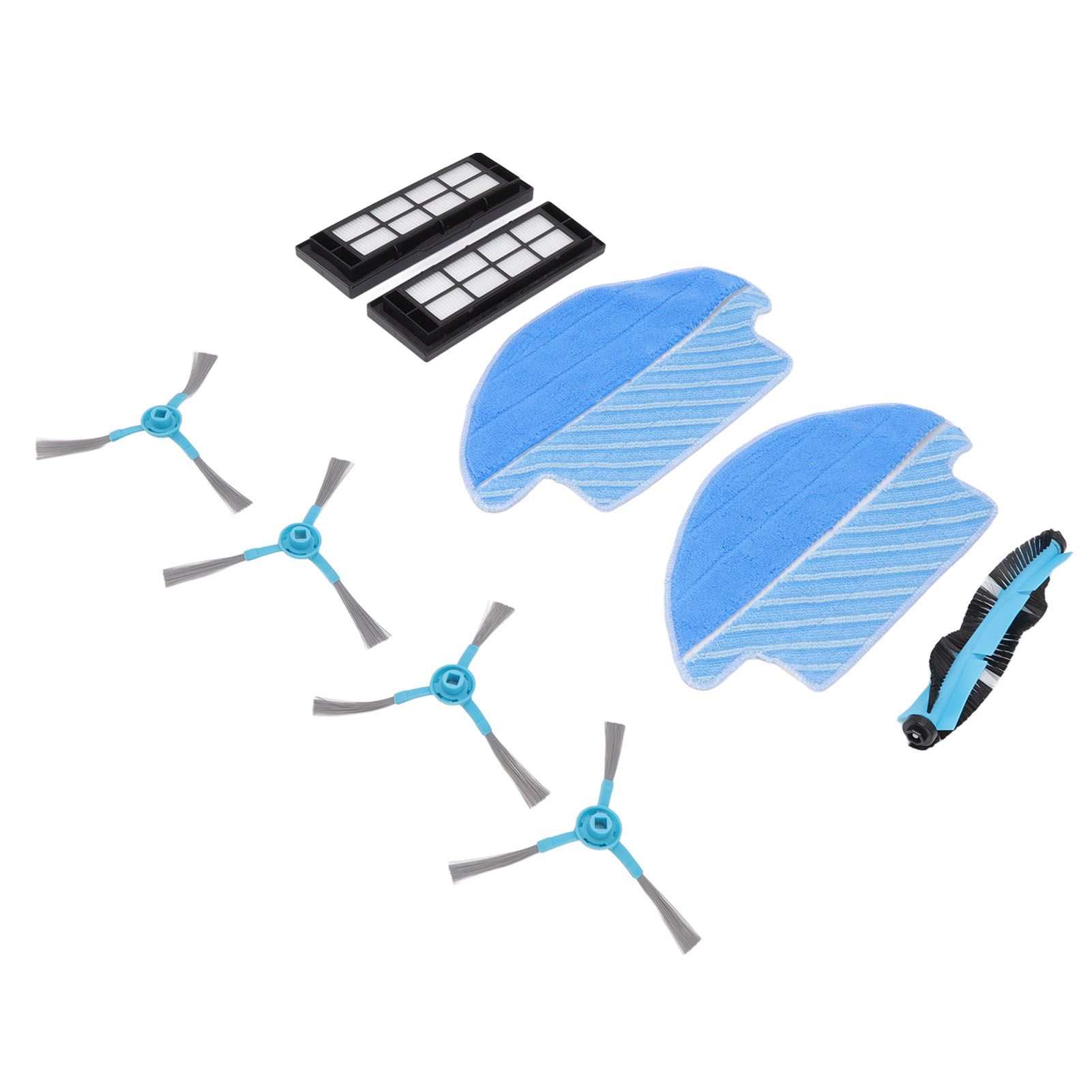 9 Pcs Vacuum Parts Replacement Main Brush Side Brush Filter Mop Vacuum Cleaner Accessories Kit for Conga 3090 - Image 6