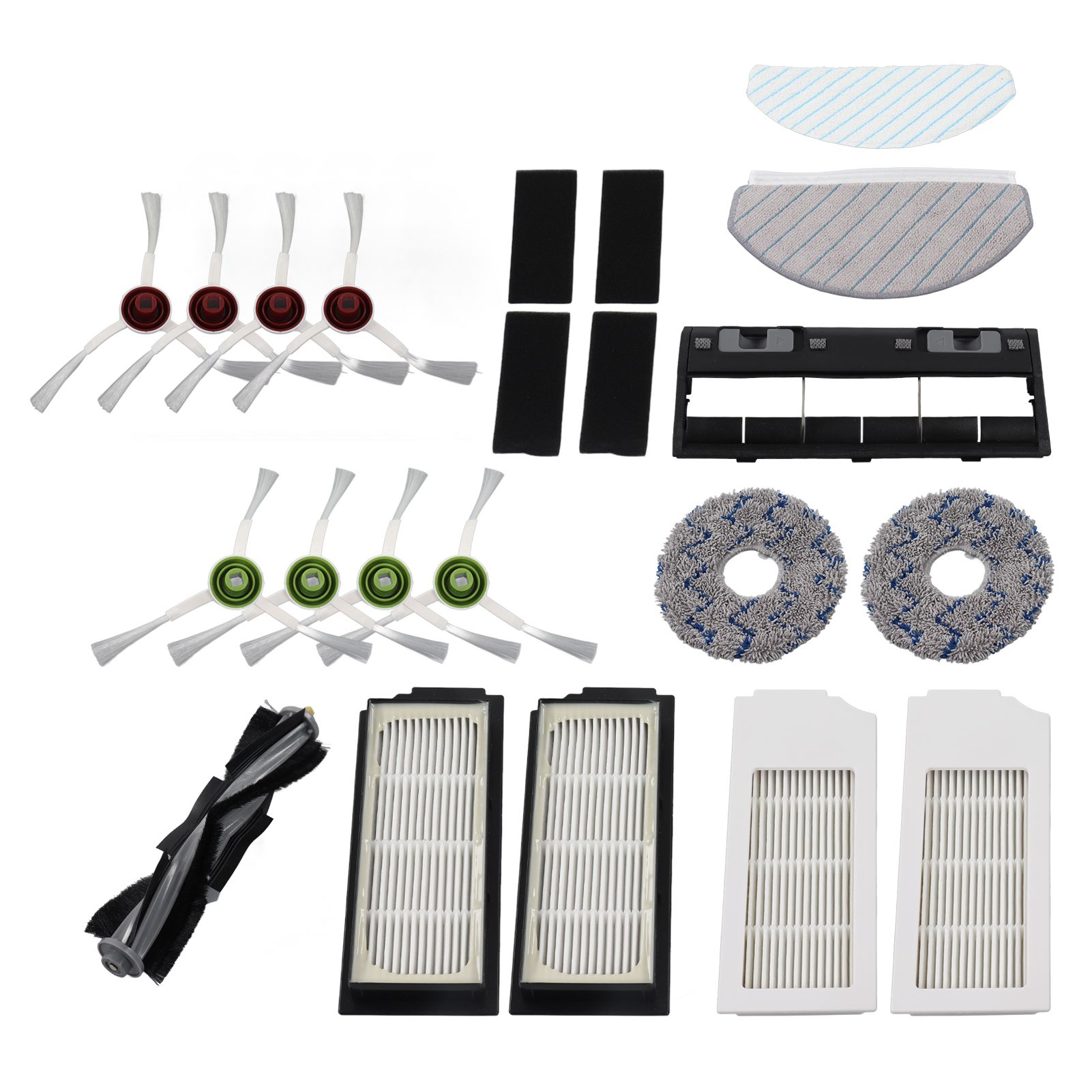Robot Cleaner Accessory Kit Main Brush Side Brush Waved Mop Washable Mop Cloth Filter for T10 - Image 2