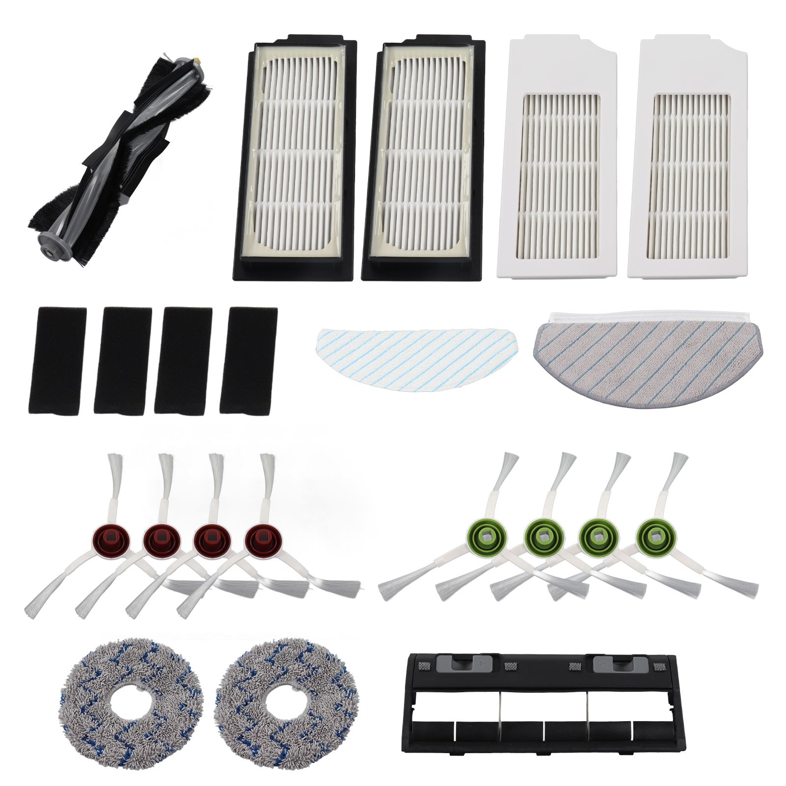 Robot Cleaner Accessory Kit Main Brush Side Brush Waved Mop Washable Mop Cloth Filter for T10 - Image 3