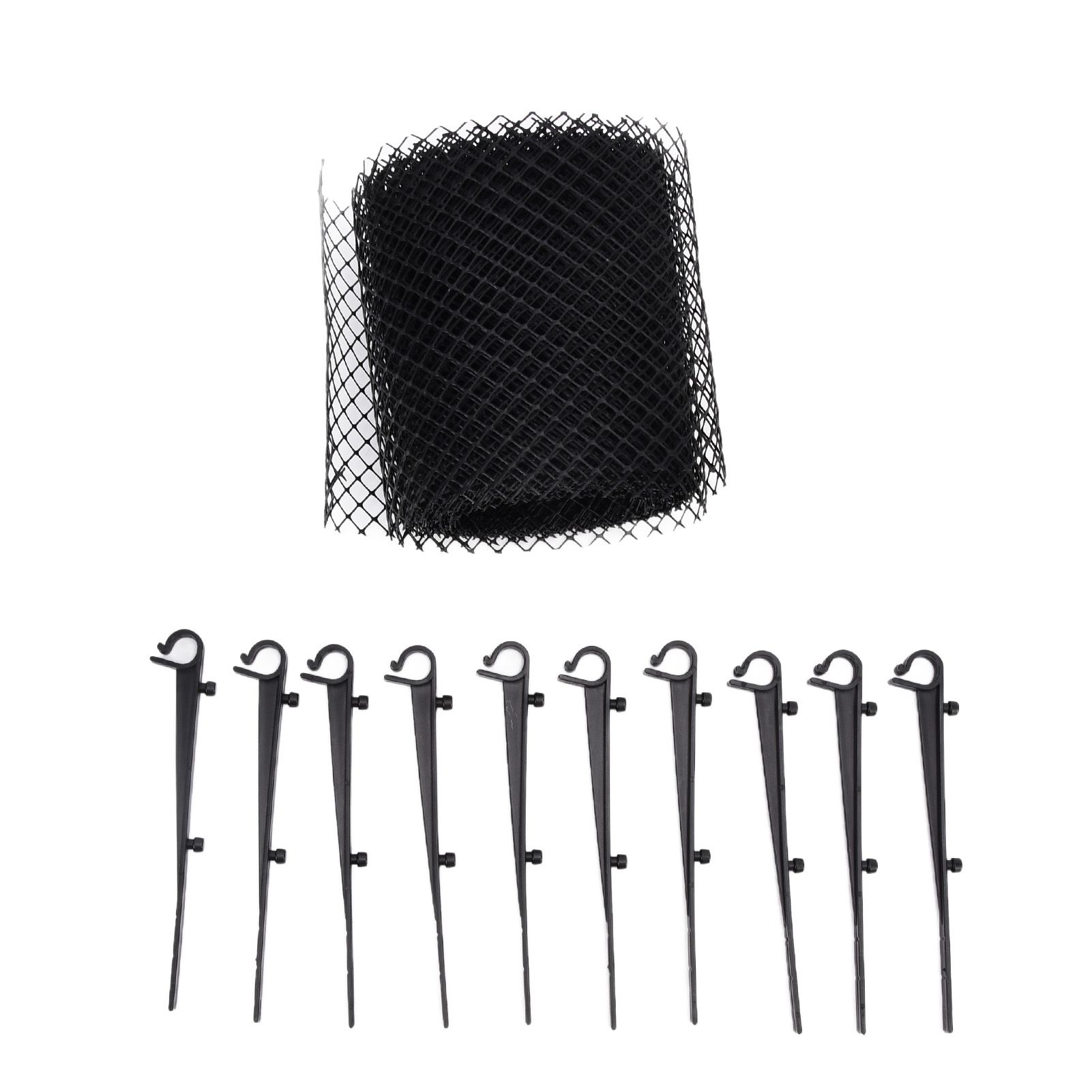 Reusable Plastic Drain Gutter Guard Mesh Protector Outdoor Anti Clogging Leaf Debris Protective Net 600x15cm - Image 1