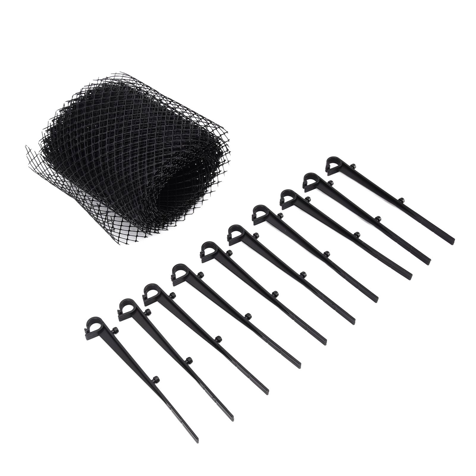 Reusable Plastic Drain Gutter Guard Mesh Protector Outdoor Anti Clogging Leaf Debris Protective Net 600x15cm - Image 2