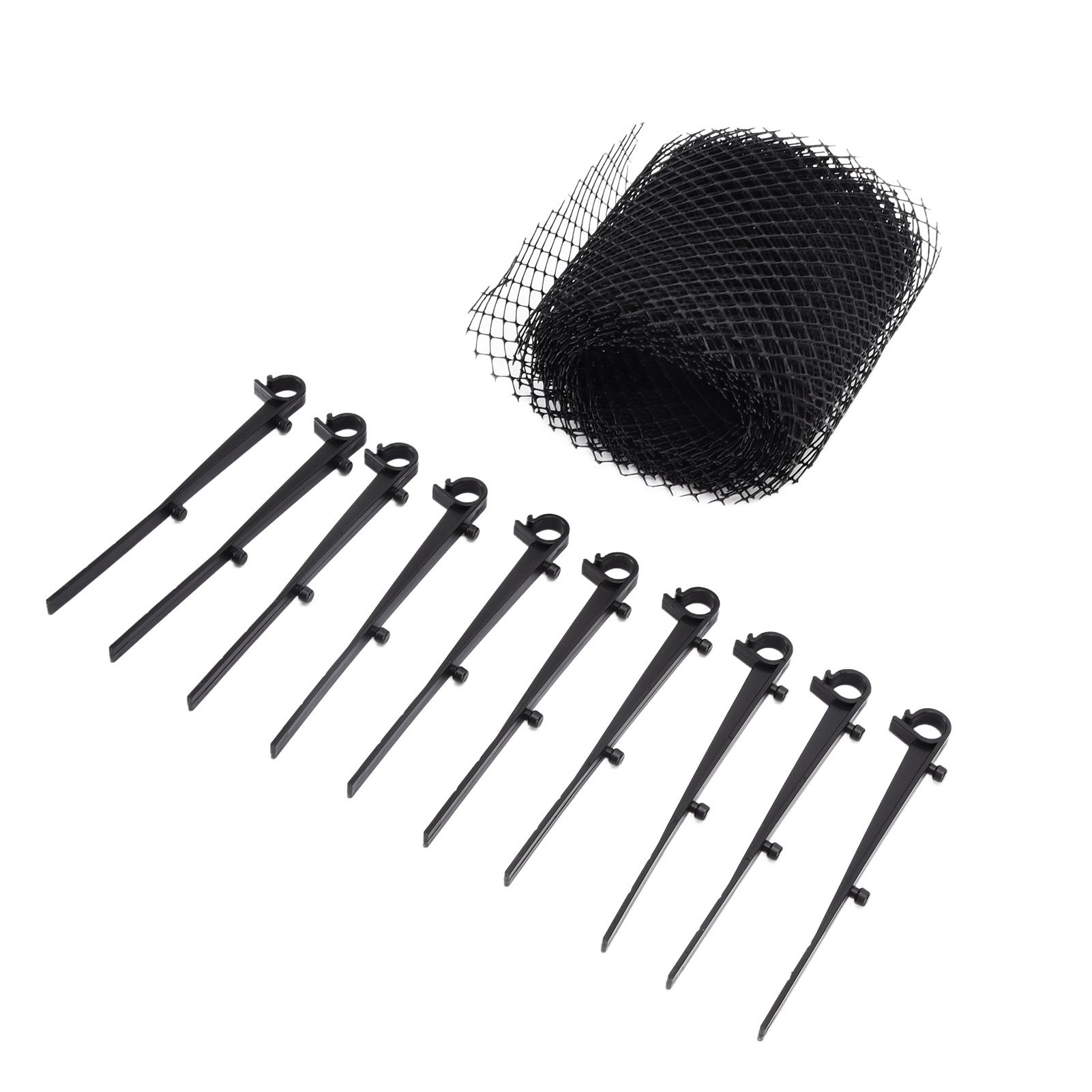 Reusable Plastic Drain Gutter Guard Mesh Protector Outdoor Anti Clogging Leaf Debris Protective Net 600x15cm - Image 3