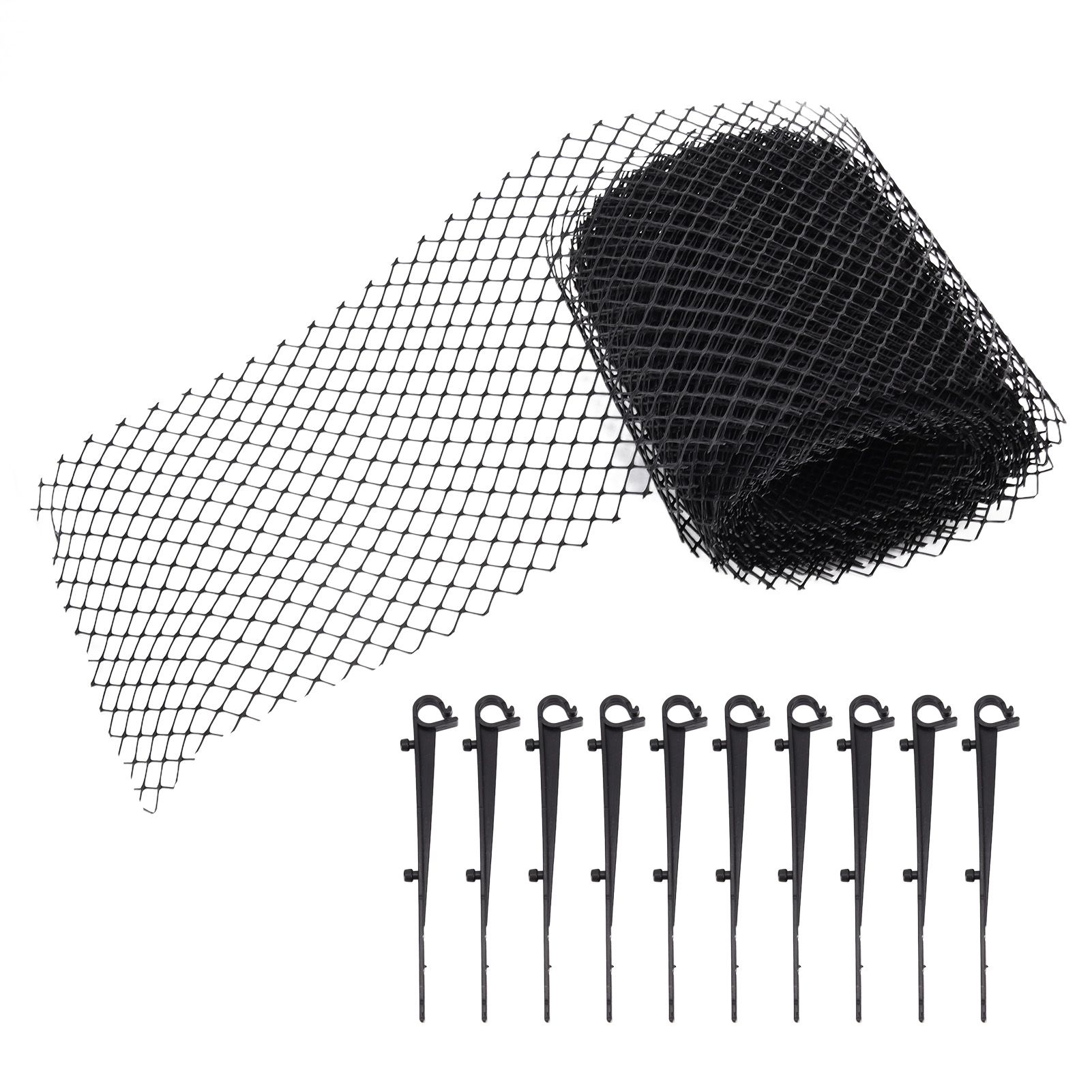 Reusable Plastic Drain Gutter Guard Mesh Protector Outdoor Anti Clogging Leaf Debris Protective Net 600x15cm - Image 4