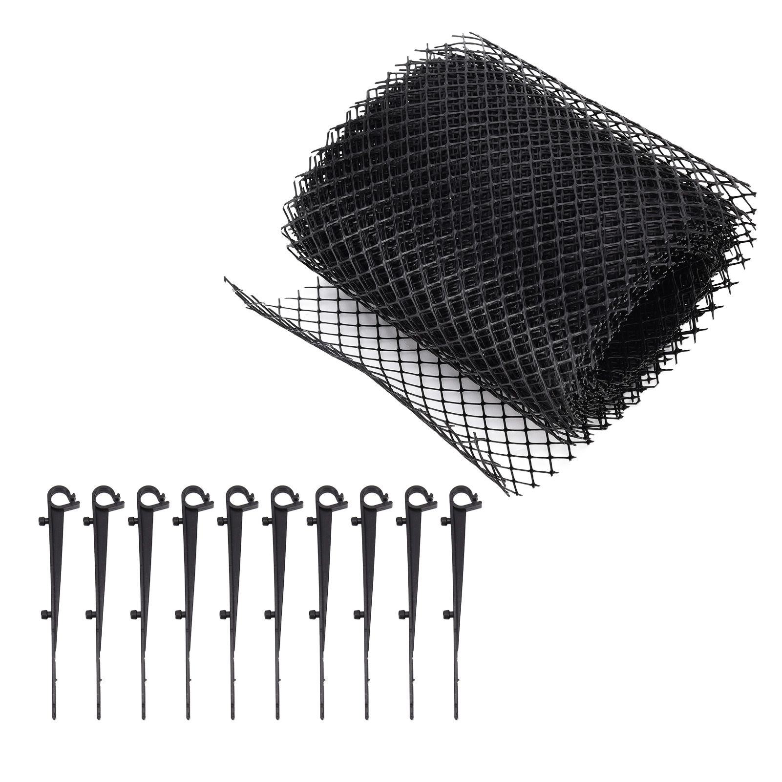Reusable Plastic Drain Gutter Guard Mesh Protector Outdoor Anti Clogging Leaf Debris Protective Net 600x15cm - Image 6