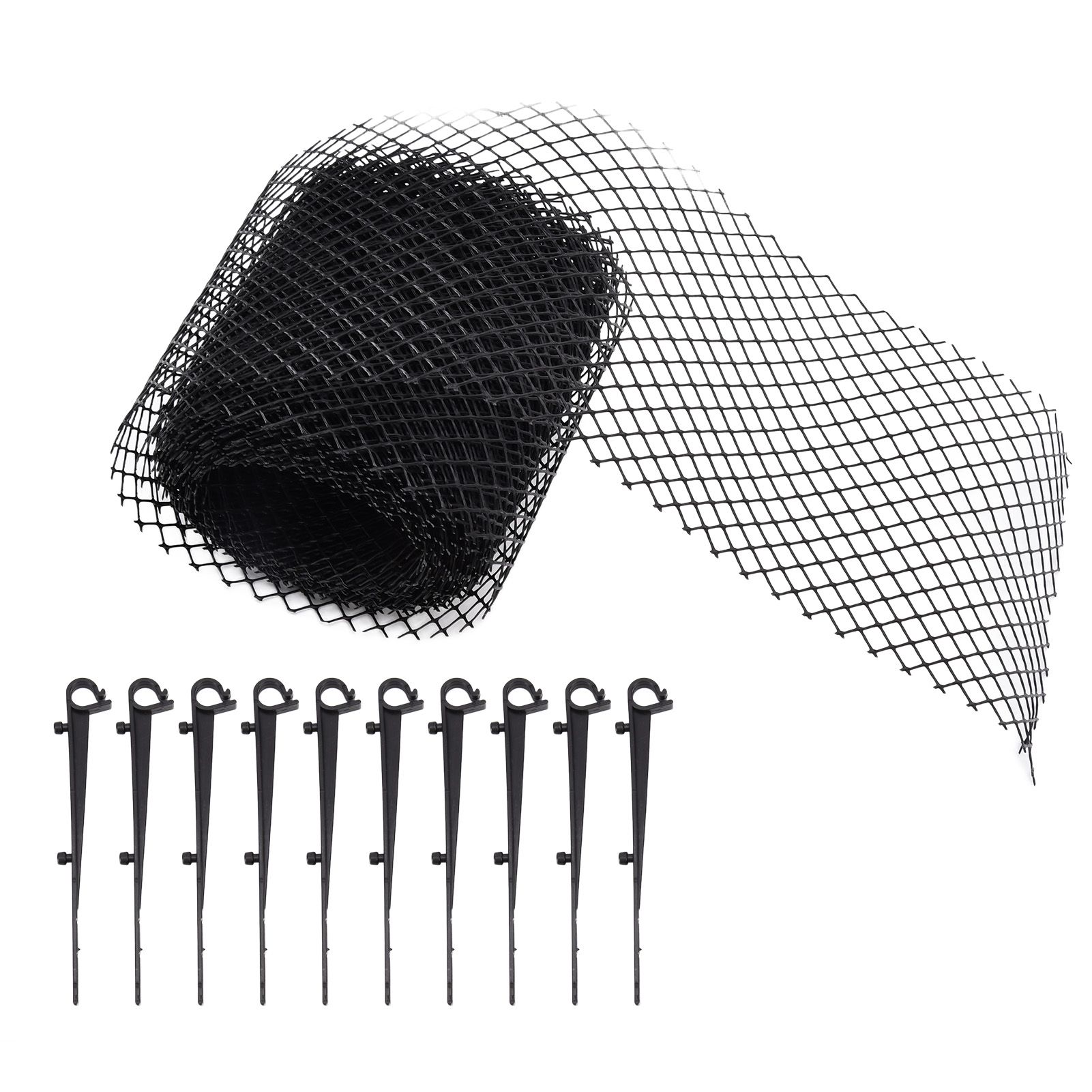 Reusable Plastic Drain Gutter Guard Mesh Protector Outdoor Anti Clogging Leaf Debris Protective Net 600x15cm - Image 7