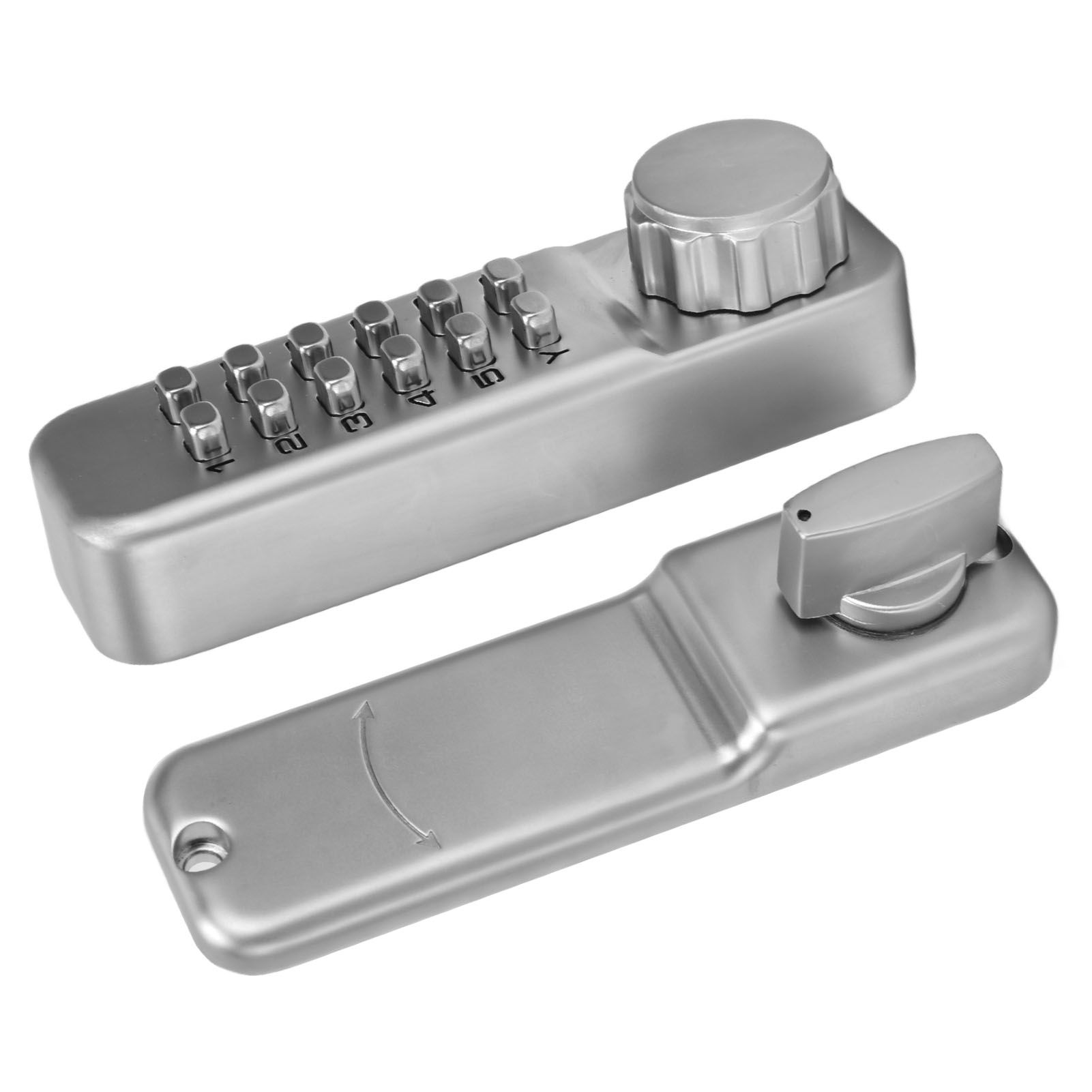 Digit Password Lock Zinc Alloy Coded Door Lock Waterproof Keyless Door Lock for Home Office - Image 2