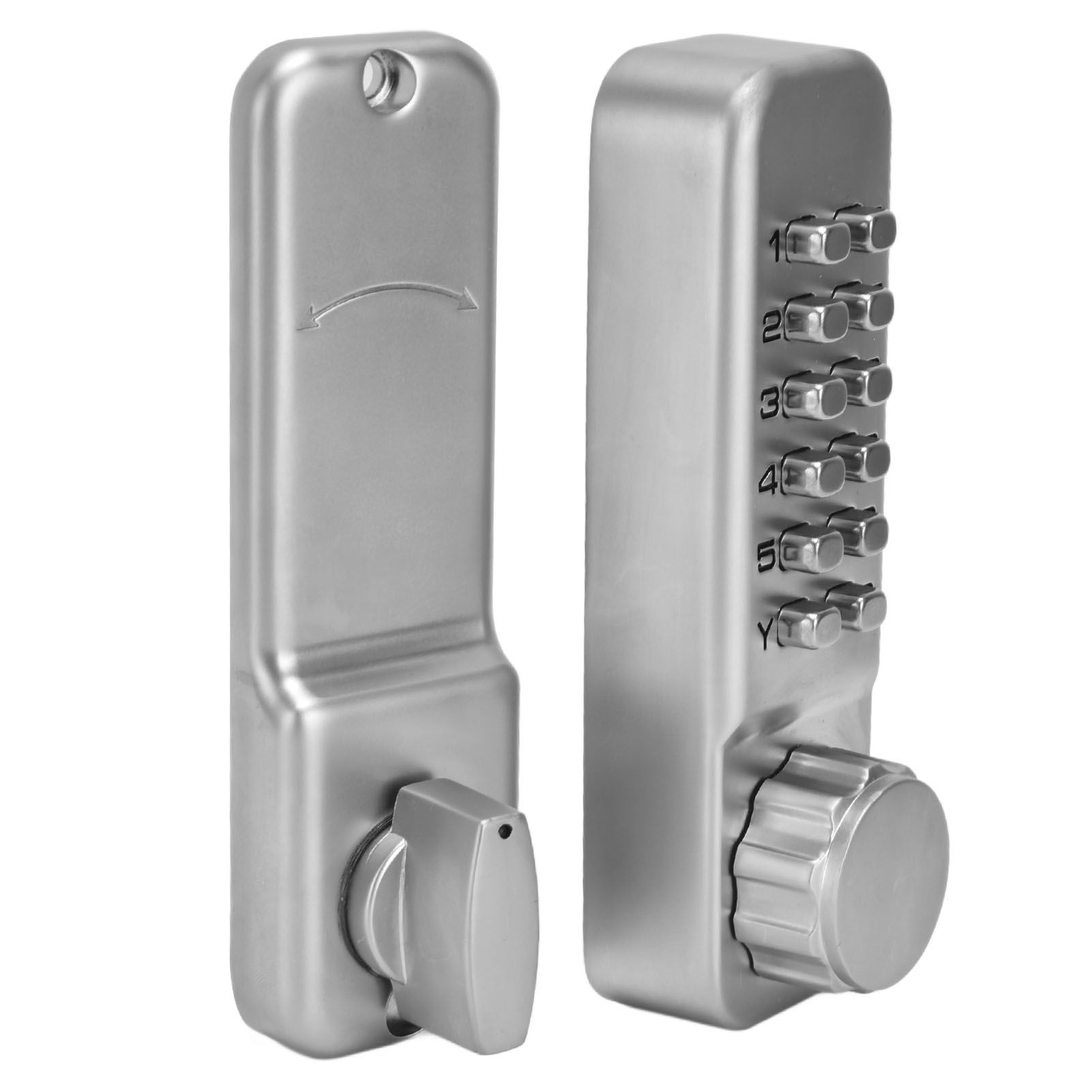 Digit Password Lock Zinc Alloy Coded Door Lock Waterproof Keyless Door Lock for Home Office - Image 3