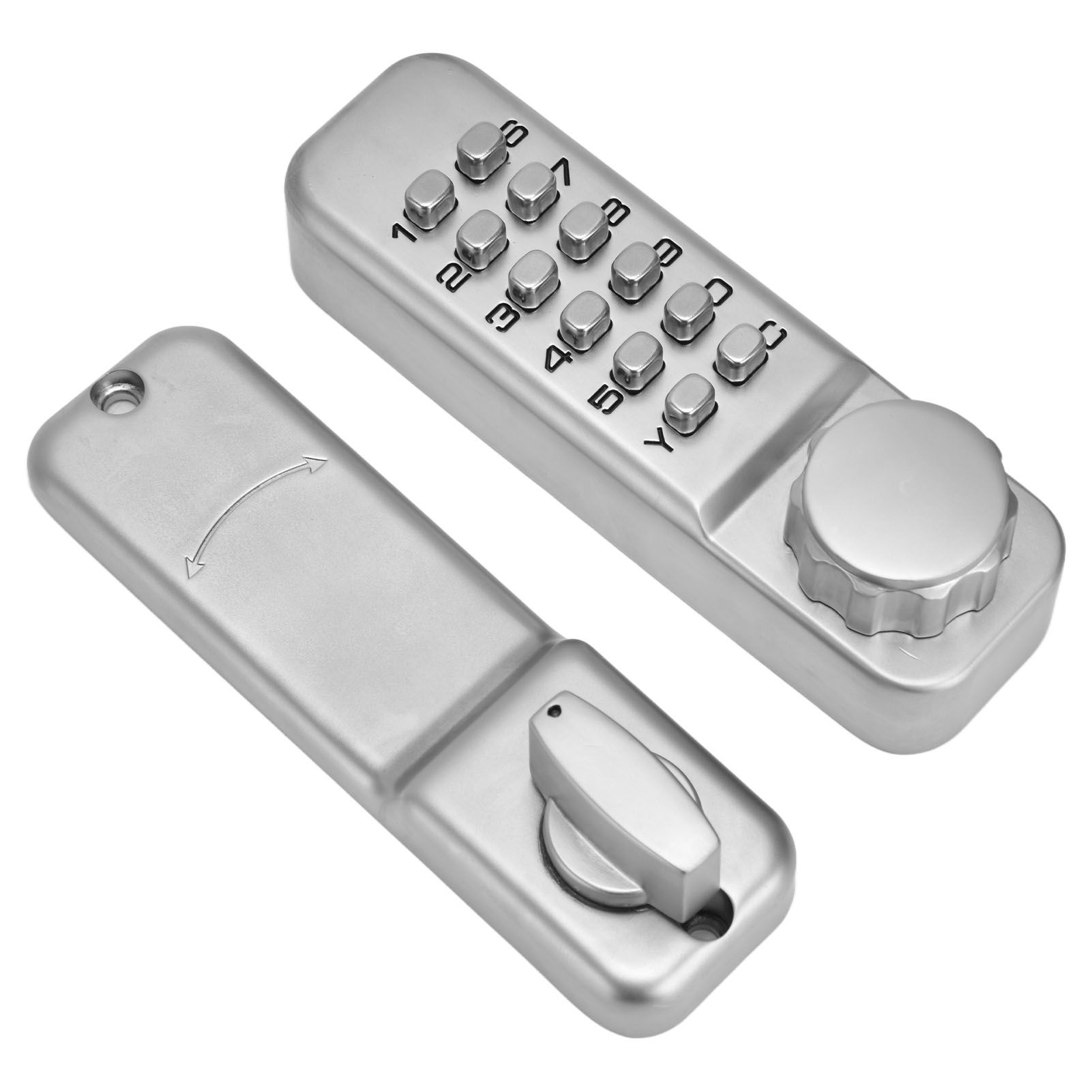 Digit Password Lock Zinc Alloy Coded Door Lock Waterproof Keyless Door Lock for Home Office - Image 5
