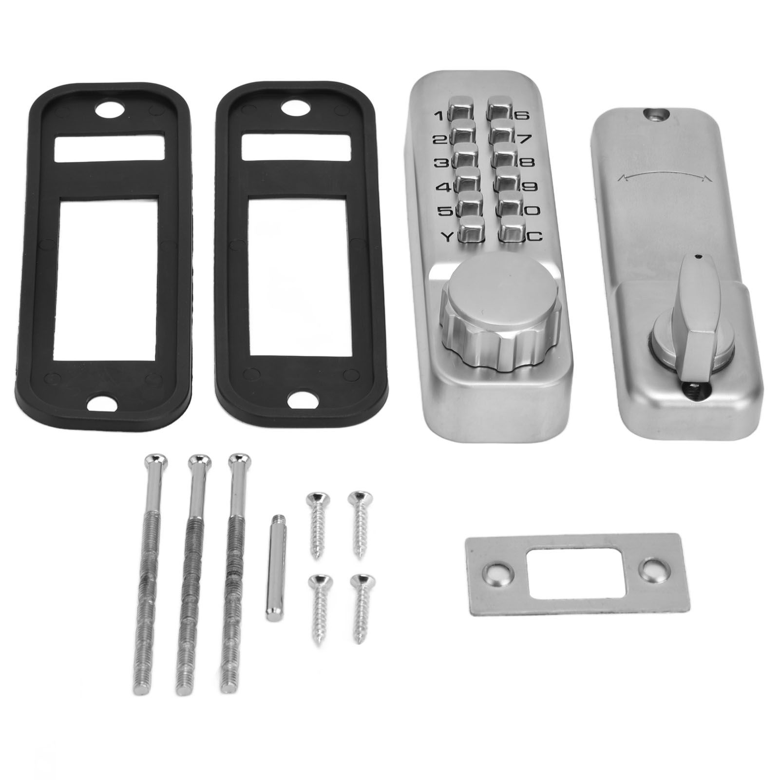 Digit Password Lock Zinc Alloy Coded Door Lock Waterproof Keyless Door Lock for Home Office - Image 8