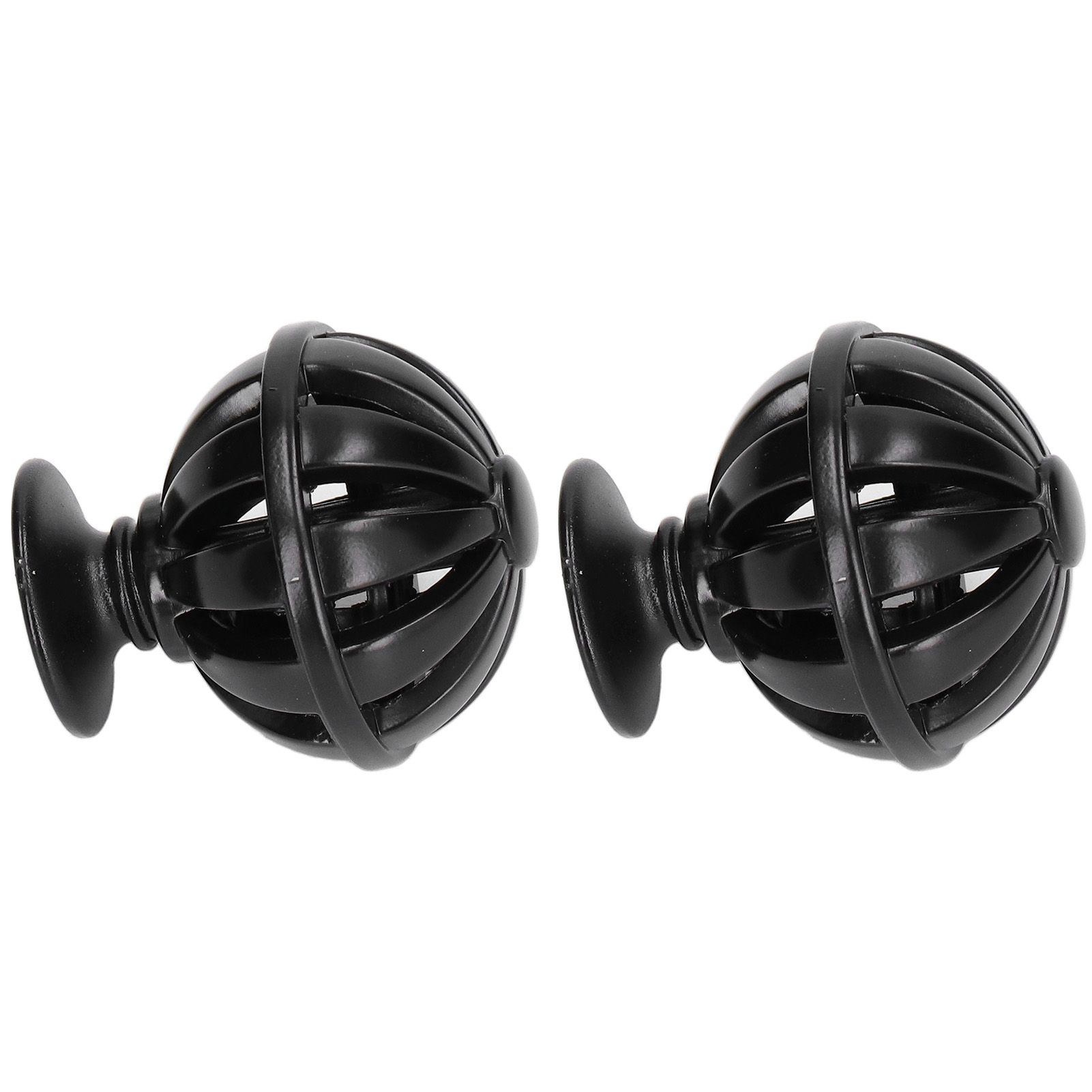 2Set Cabinet Knob Birdcage Hollow Closet Drawer Knob Zinc Alloy Wardrobe Knob for Home Decoration366 Birdcage Black - Image 7