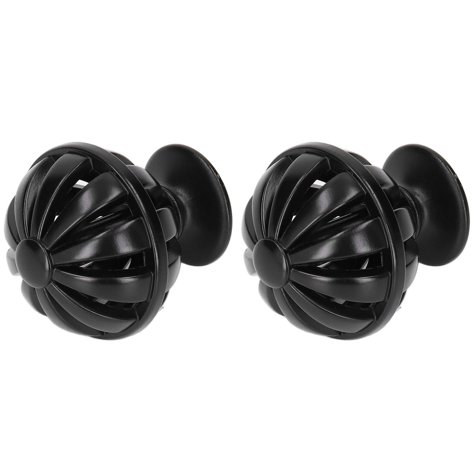 2Set Cabinet Knob Birdcage Hollow Closet Drawer Knob Zinc Alloy Wardrobe Knob for Home Decoration366 Birdcage Black - Image 8