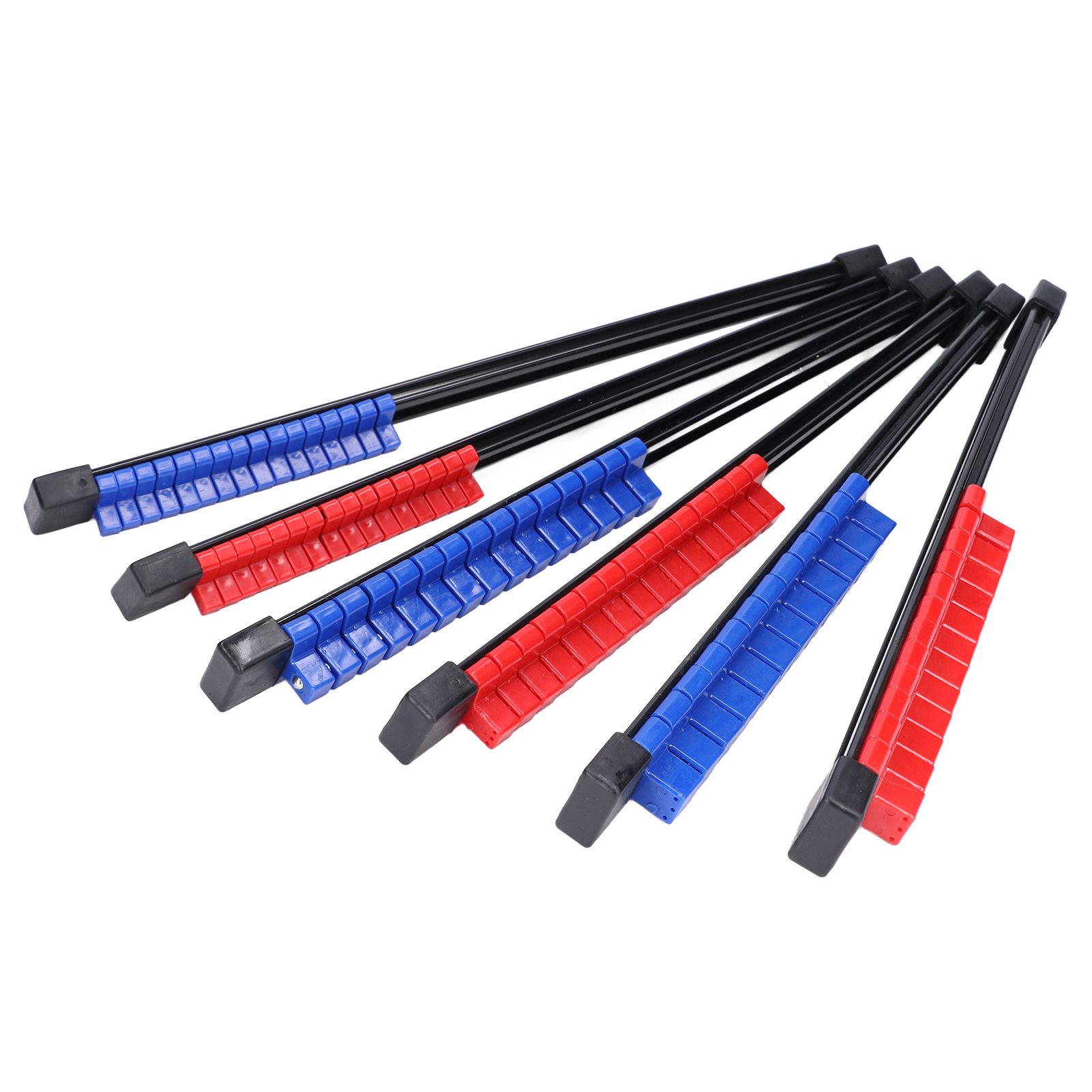 6pcs Socket Organizer Tray Multipurpose ABS 1/4in 3/8in 1/2in Auto Repairing Tools - Image 2